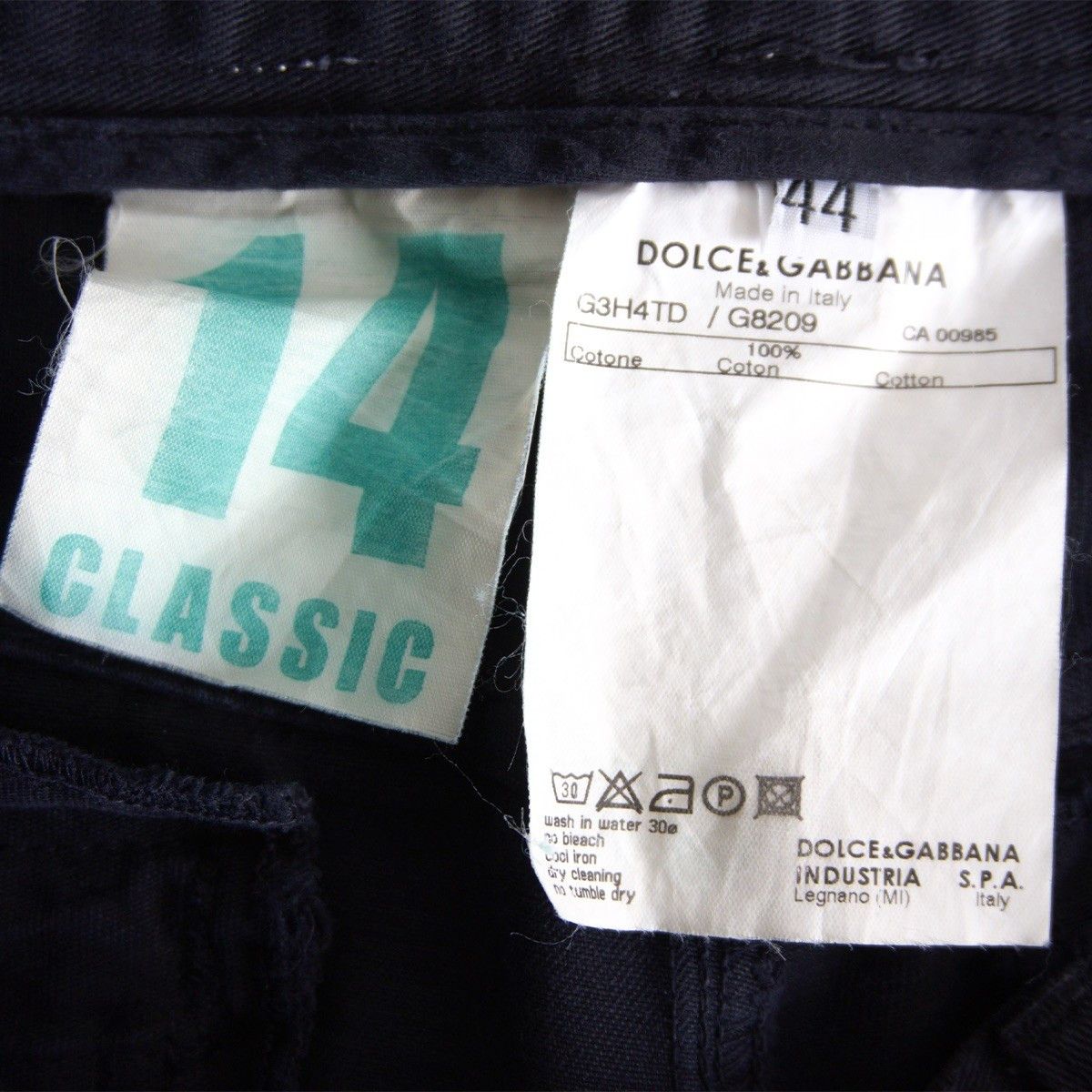 Dolce & Gabbana DOLCE&GABBANA Distressed Black Denim Size 32 Size US 32 / EU 48 - 7 Thumbnail