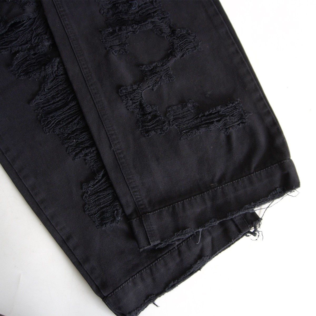 Dolce & Gabbana DOLCE&GABBANA Distressed Black Denim Size 32 Size US 32 / EU 48 - 6 Thumbnail