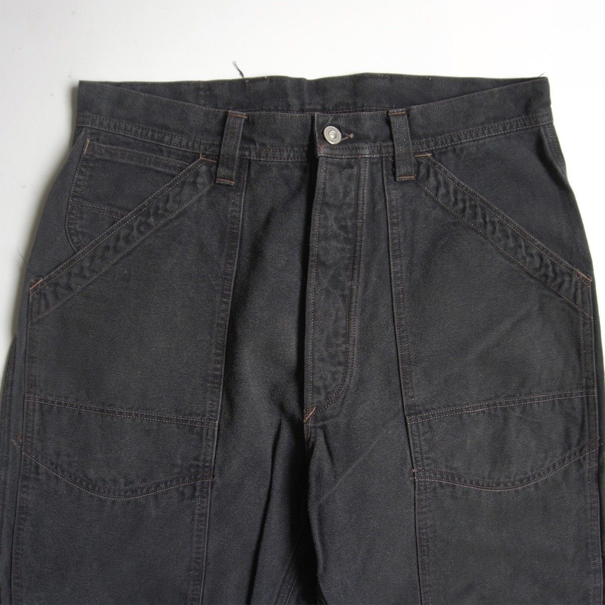 Vintage FREEWHEELERS Duck Double Knee Shorts Size 34 Size US 34 / EU 50 - 3 Thumbnail