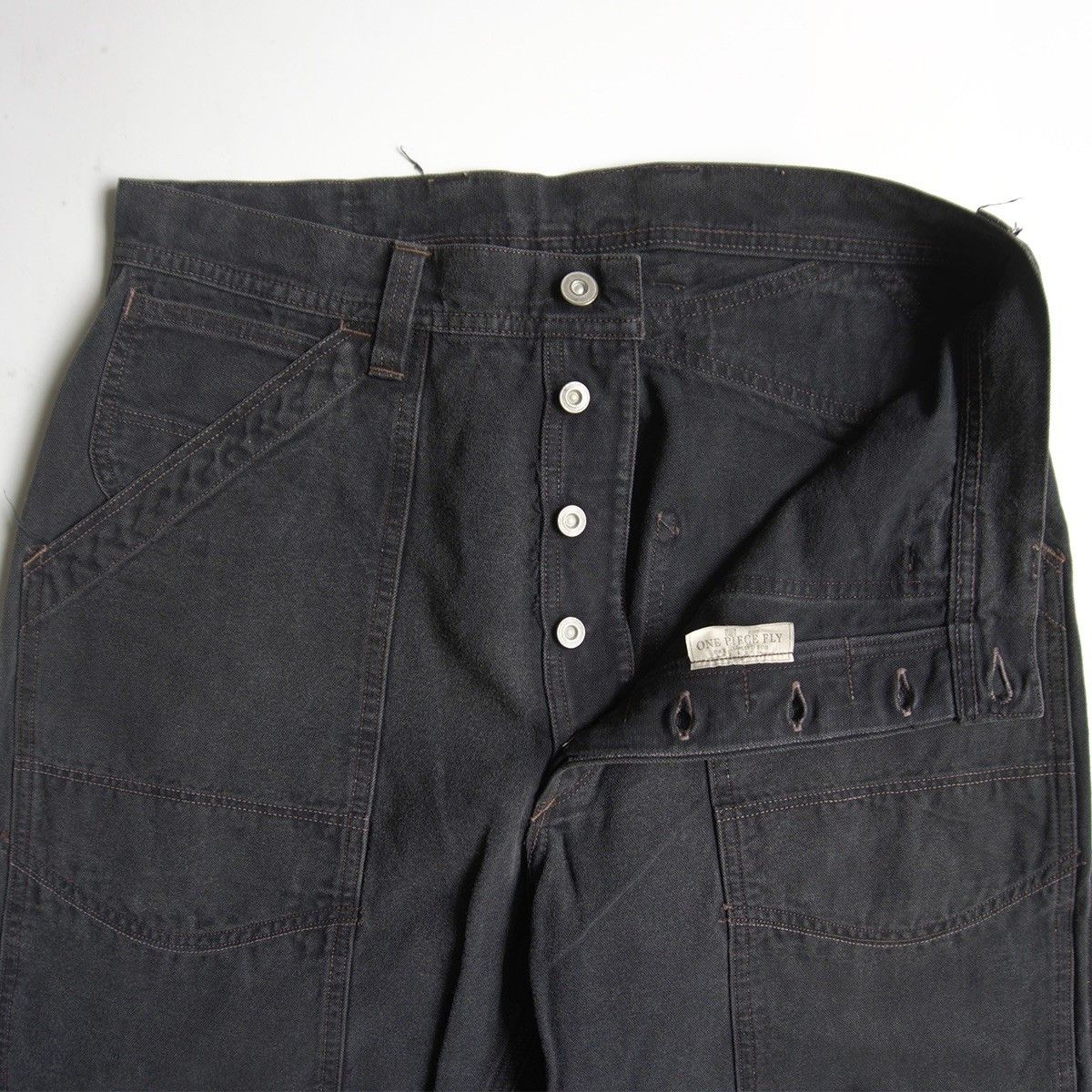 Vintage FREEWHEELERS Duck Double Knee Shorts Size 34 Size US 34 / EU 50 - 4 Thumbnail
