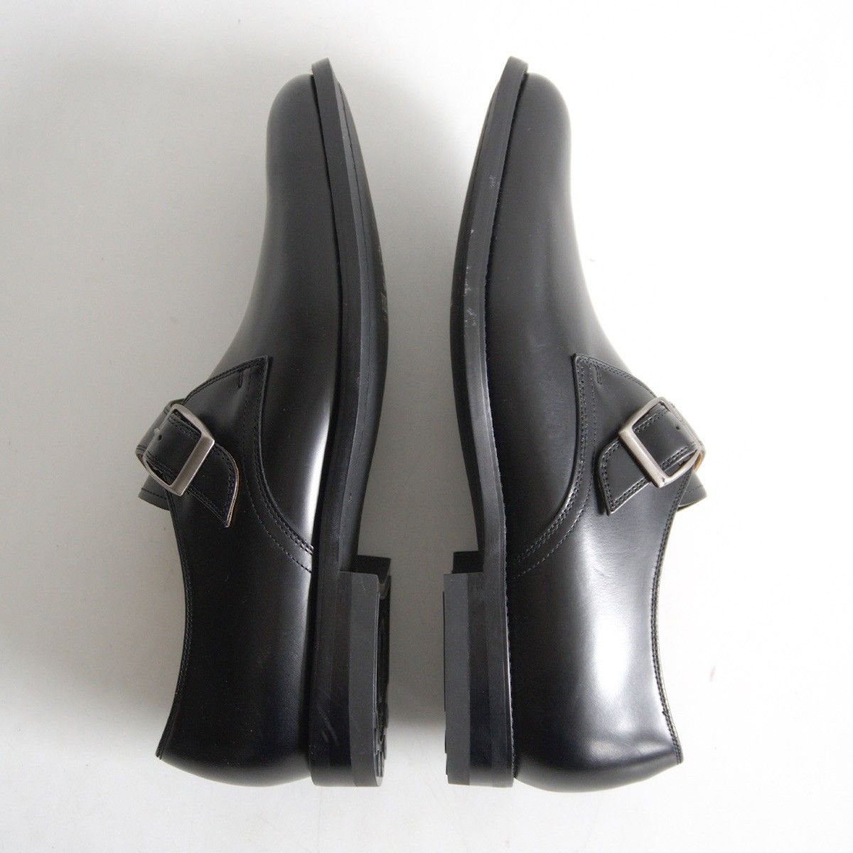 REGAL REGAL Monk Strap Leather Shoes Black Size 9 Size US 9 / EU 42 - 4 Thumbnail