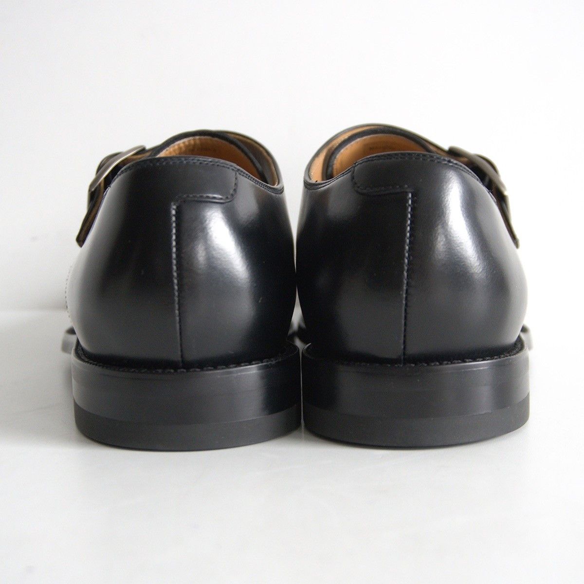 REGAL REGAL Monk Strap Leather Shoes Black Size 9 Size US 9 / EU 42 - 5 Thumbnail