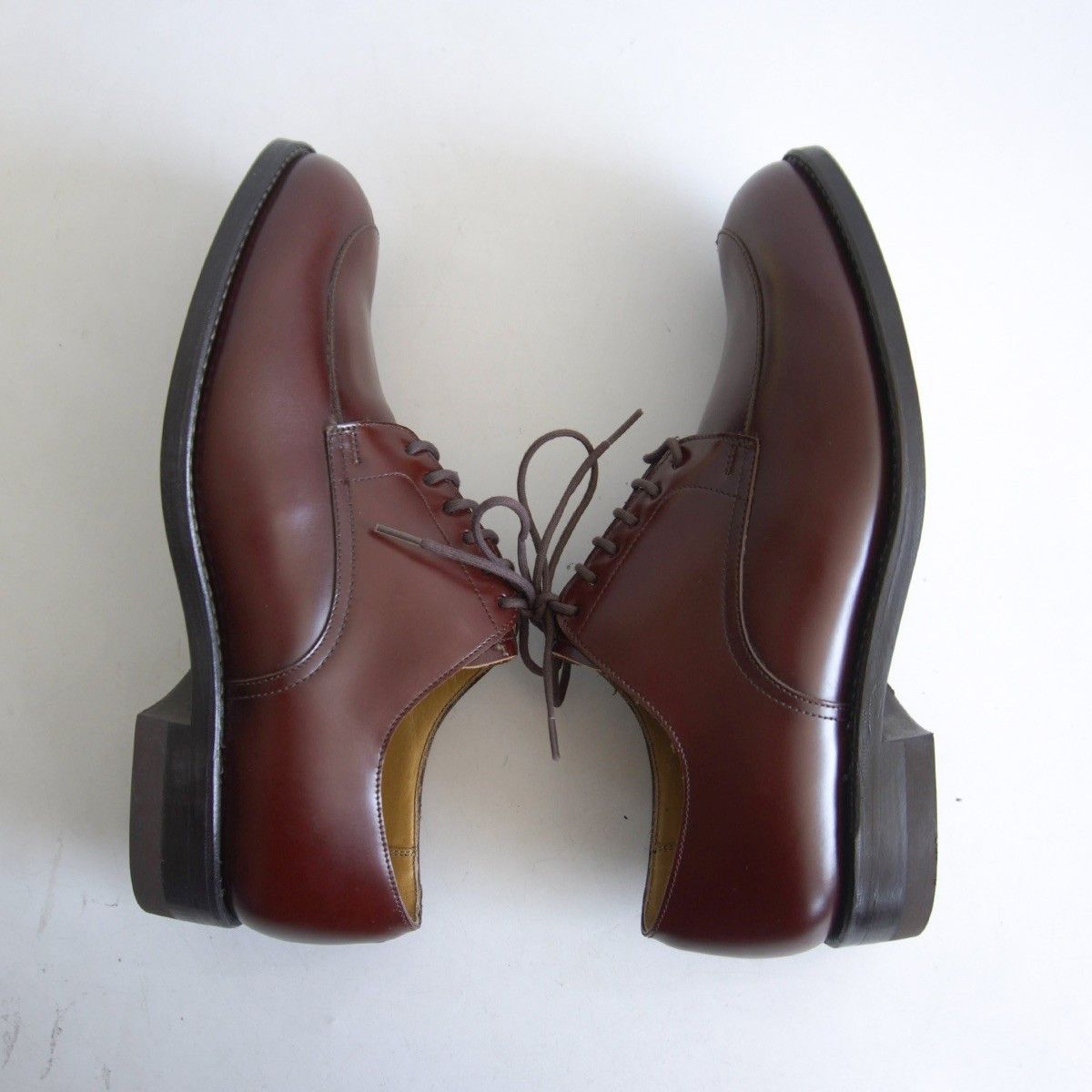 REGAL REGAL V-Tip Leather Shoes Brown Size 7 Size US 7 / EU 40 - 4 Thumbnail