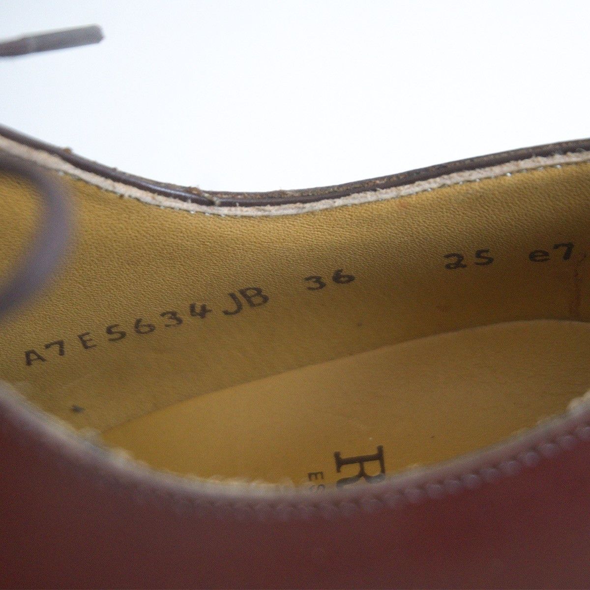 REGAL REGAL V-Tip Leather Shoes Brown Size 7 Size US 7 / EU 40 - 8 Thumbnail