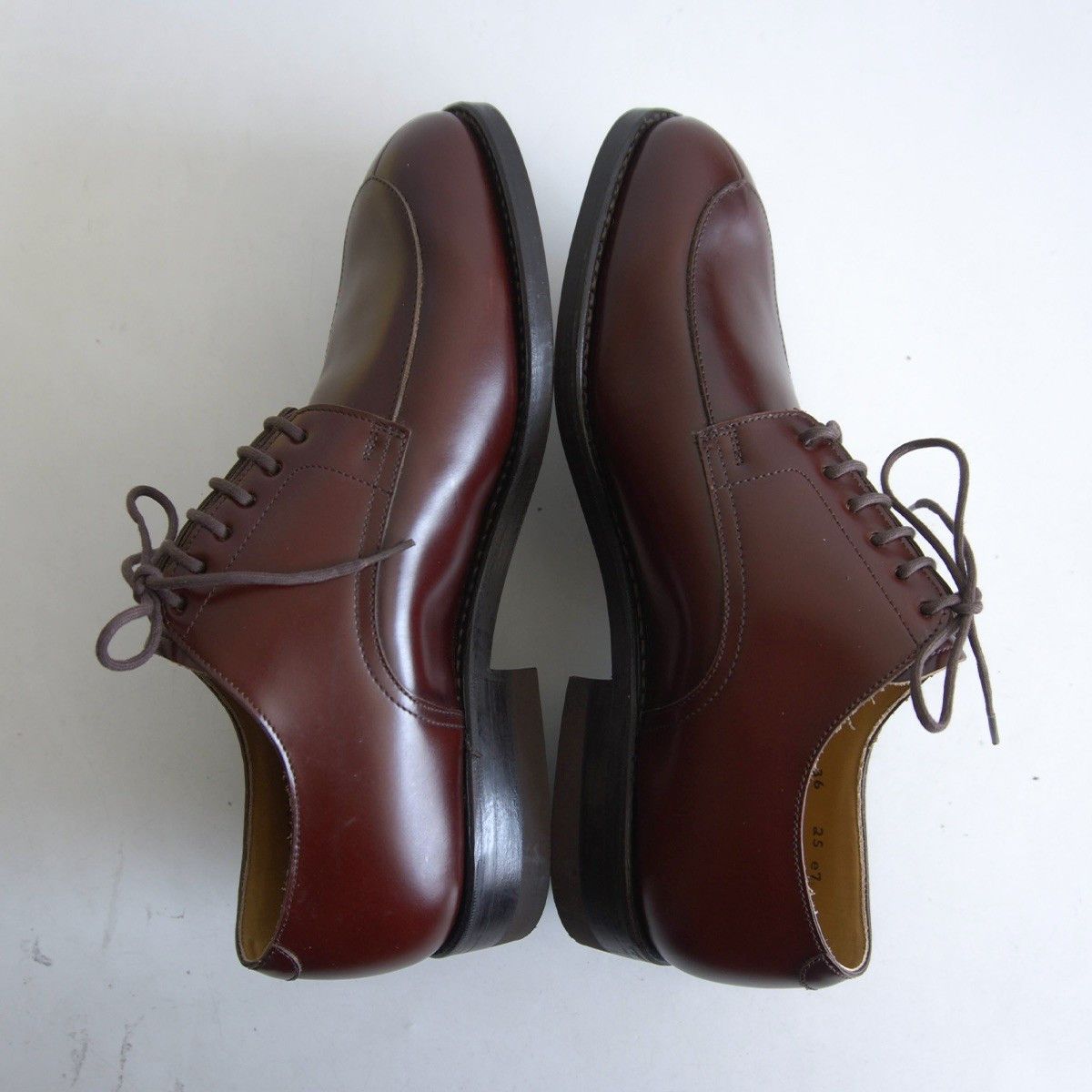 REGAL REGAL V-Tip Leather Shoes Brown Size 7 Size US 7 / EU 40 - 3 Thumbnail