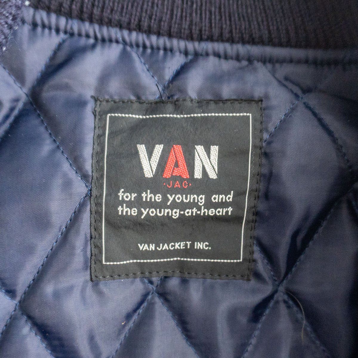 Vintage VAN JAC Wool Leather Varsity Jacket Patch Size M Size US M / EU 48-50 / 2 - 4 Thumbnail