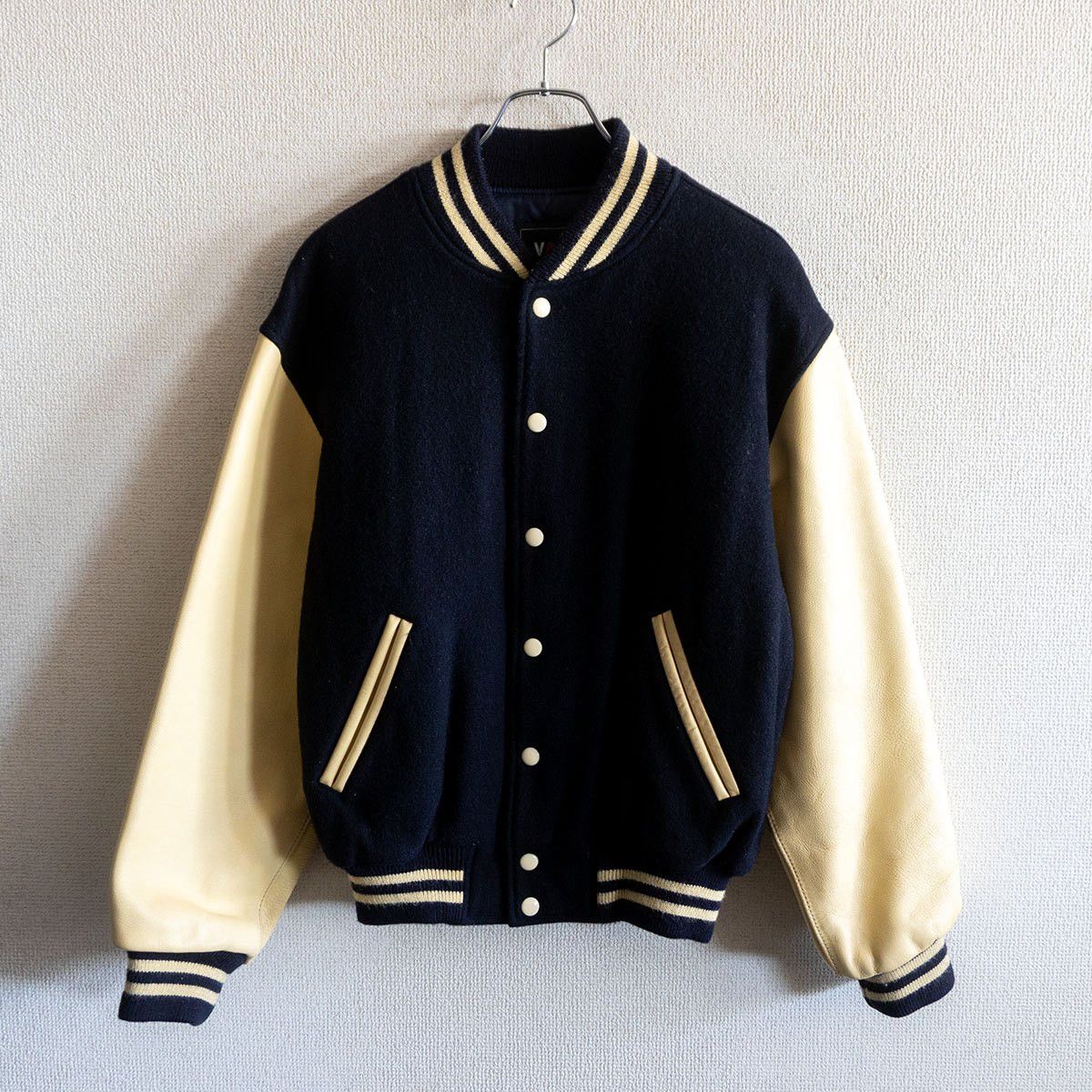 Vintage VAN JAC Wool Leather Varsity Jacket Patch Size M Size US M / EU 48-50 / 2 - 2 Thumbnail