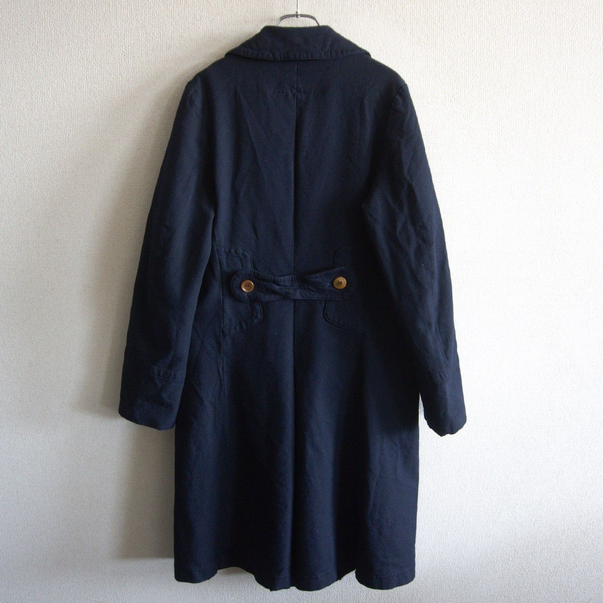 Comme des Garcons COMME des GARCONS Polyester Round Collar Coat Dark Size S Size US S / EU 44-46 / 1 - 2 Thumbnail