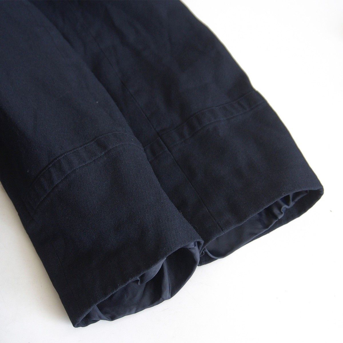 Comme des Garcons COMME des GARCONS Polyester Round Collar Coat Dark Size S Size US S / EU 44-46 / 1 - 3 Thumbnail