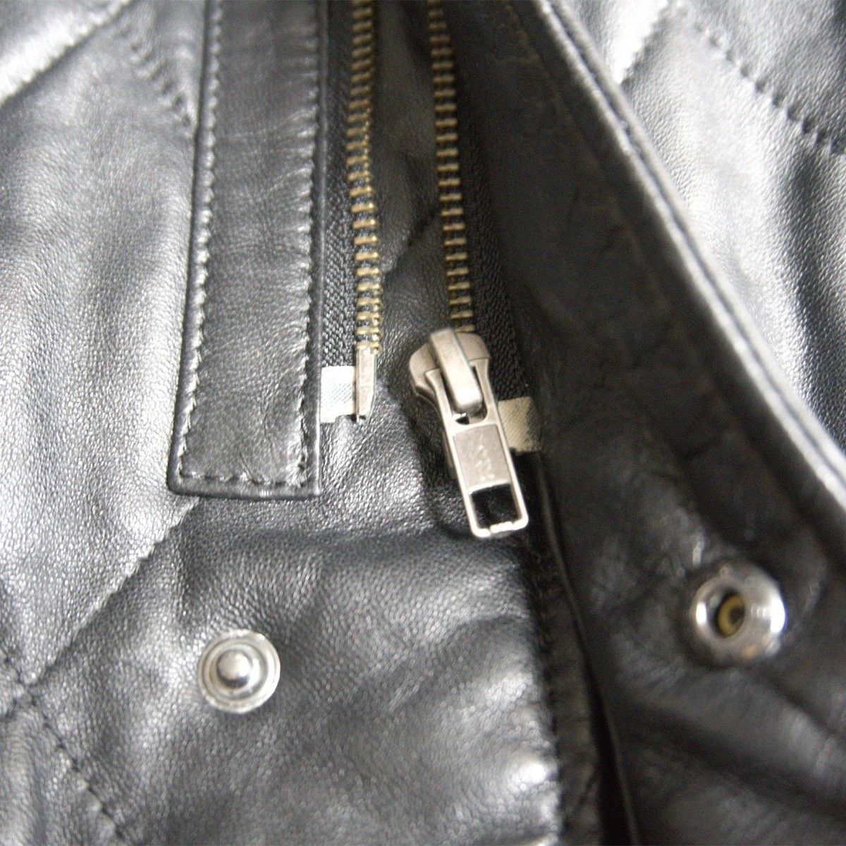 Vintage WIND ARMOR Quilted Leather Coat Black Size 4L Size US XXL / EU 58 / 5 - 7 Thumbnail