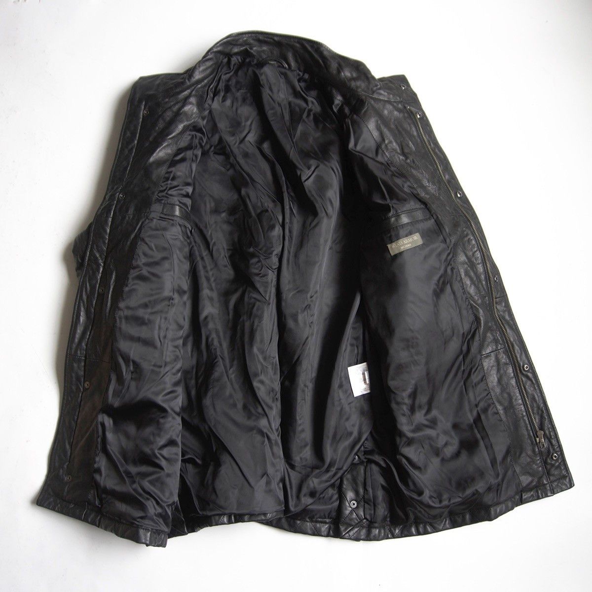 Vintage WIND ARMOR Quilted Leather Coat Black Size 4L Size US XXL / EU 58 / 5 - 4 Thumbnail