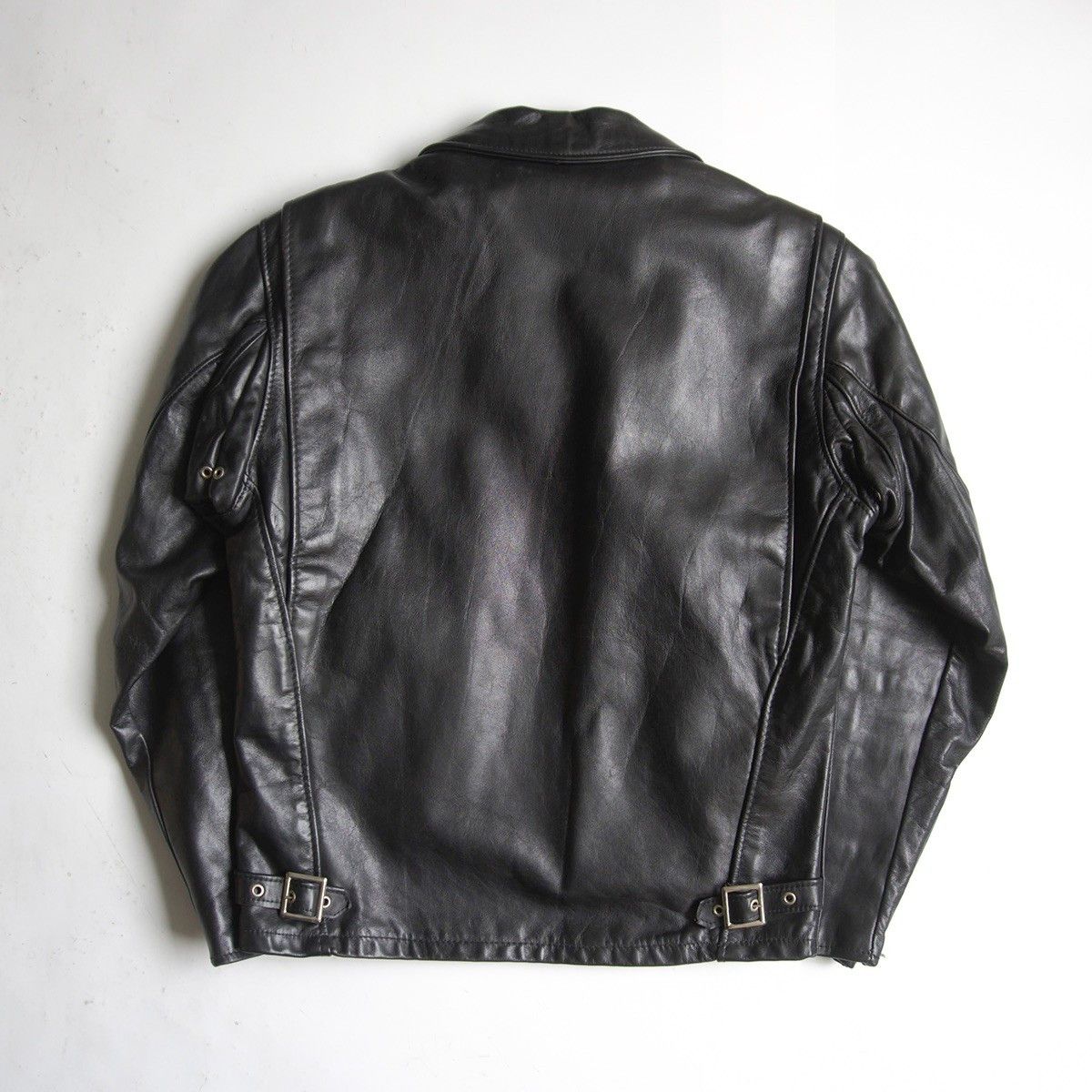 Schott SCHOTT 152 Made in USA Collared Single Rider Leather Size 38 Size US XL / EU 56 / 4 - 2 Thumbnail