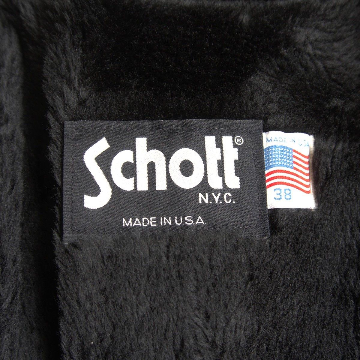 Schott SCHOTT 152 Made in USA Collared Single Rider Leather Size 38 Size US XL / EU 56 / 4 - 5 Thumbnail