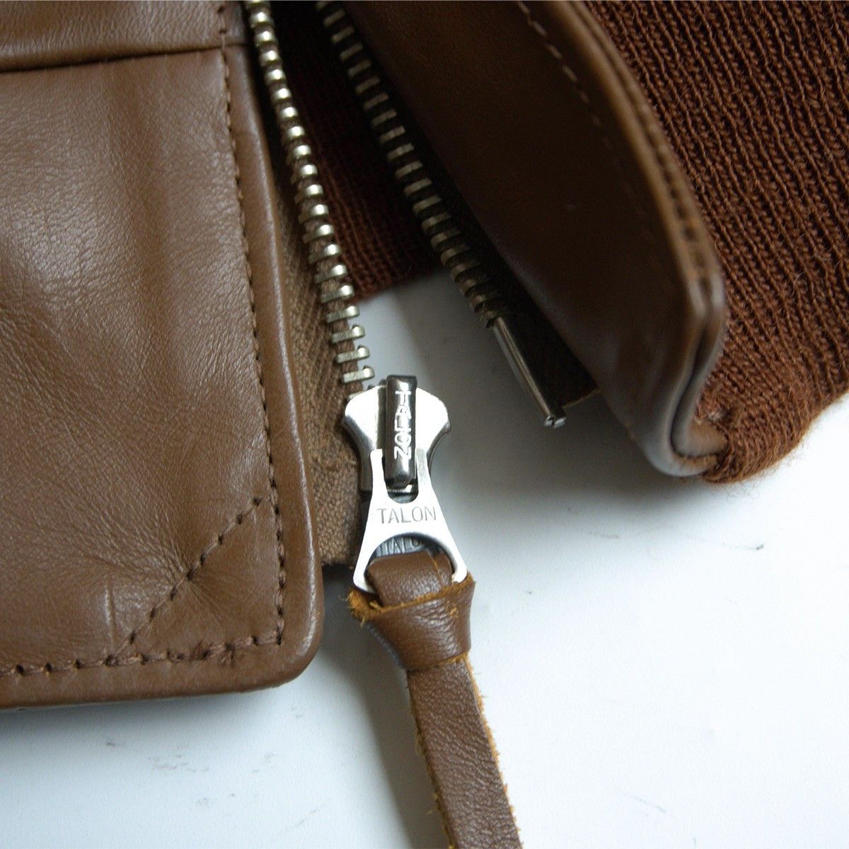 The Real McCoy's CABLE RAIN A-2 Flight Jacket Horsehide Leather Size XXS Size US XXS / EU 40 - 4 Thumbnail