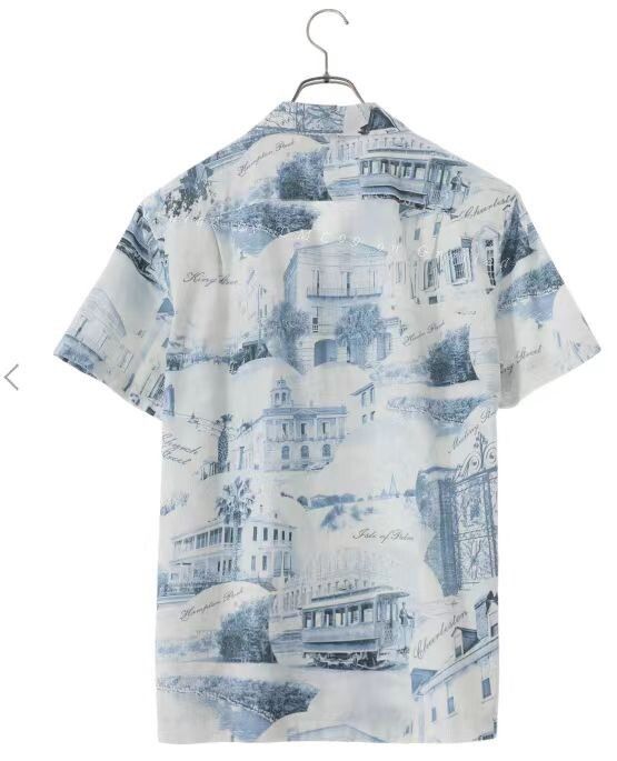 RRL Ralph Lauren RRL Men's Printed Casual Short-Sleeve Shirt Size US L / EU 52-54 / 3 - 2 Thumbnail