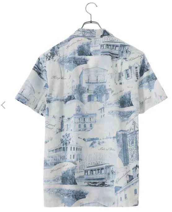 RRL Ralph Lauren RRL Men's Printed Casual Short-Sleeve Shirt Size US L / EU 52-54 / 3 - 3 Thumbnail