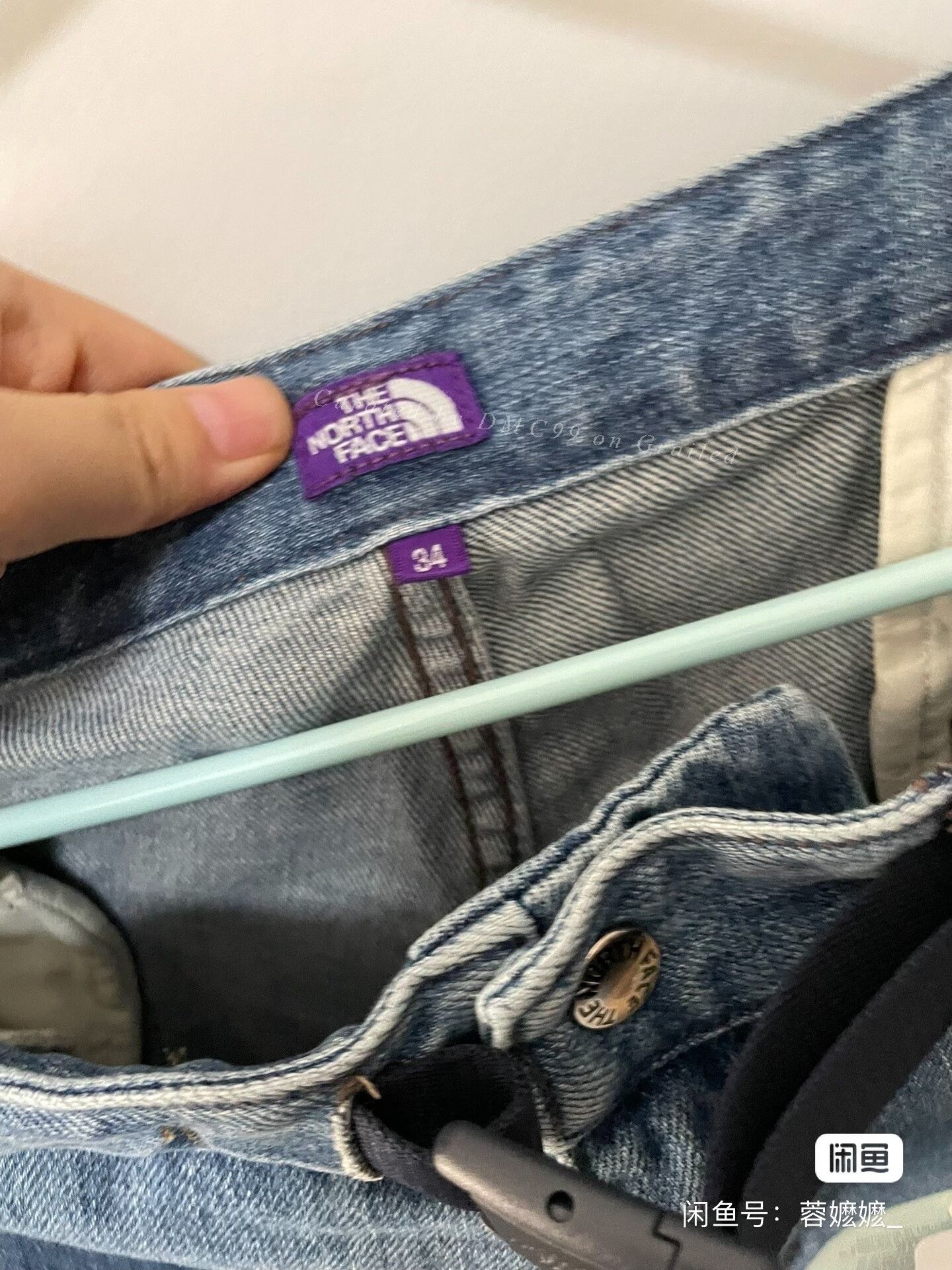 The North Face Purple Label The North Face Purple Label Denim Wide Tapered Pants Size US 34 / EU 50 - 2 Thumbnail