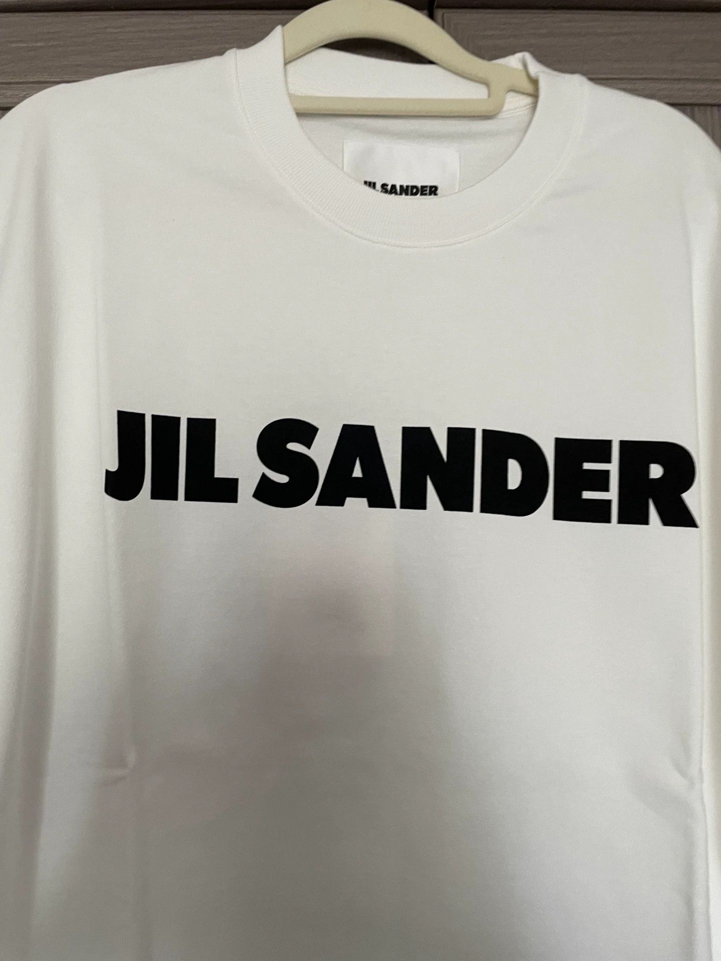 Jil Sander JIL SANDER White Logo Short-Sleeve T-Shirt Size US L / EU 52-54 / 3 - 4 Thumbnail
