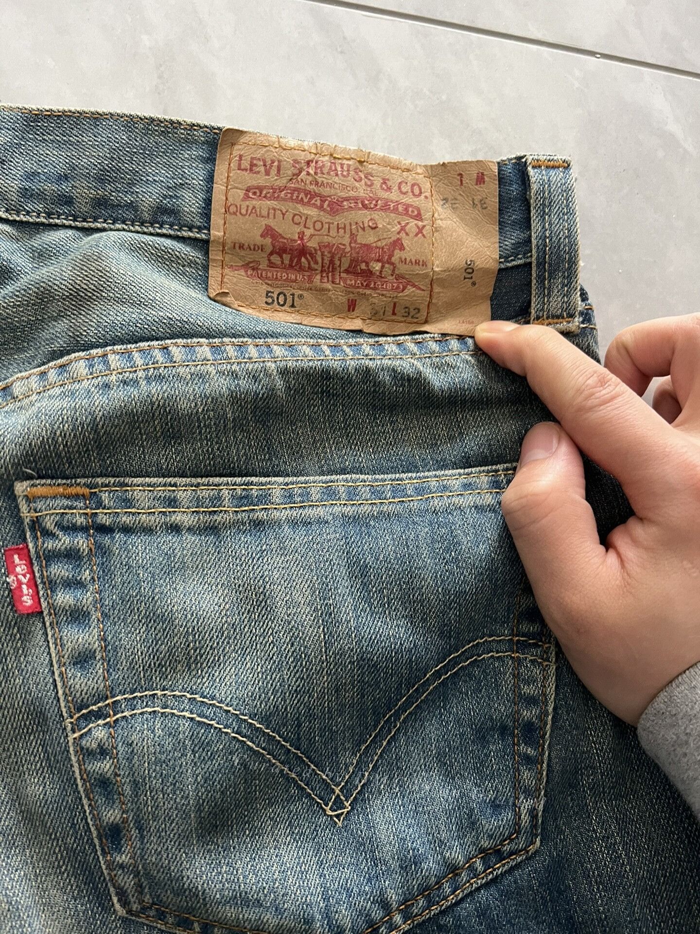 Levi's Levi's 501 Denim Jeans Size US 30 / EU 46 - 4 Thumbnail