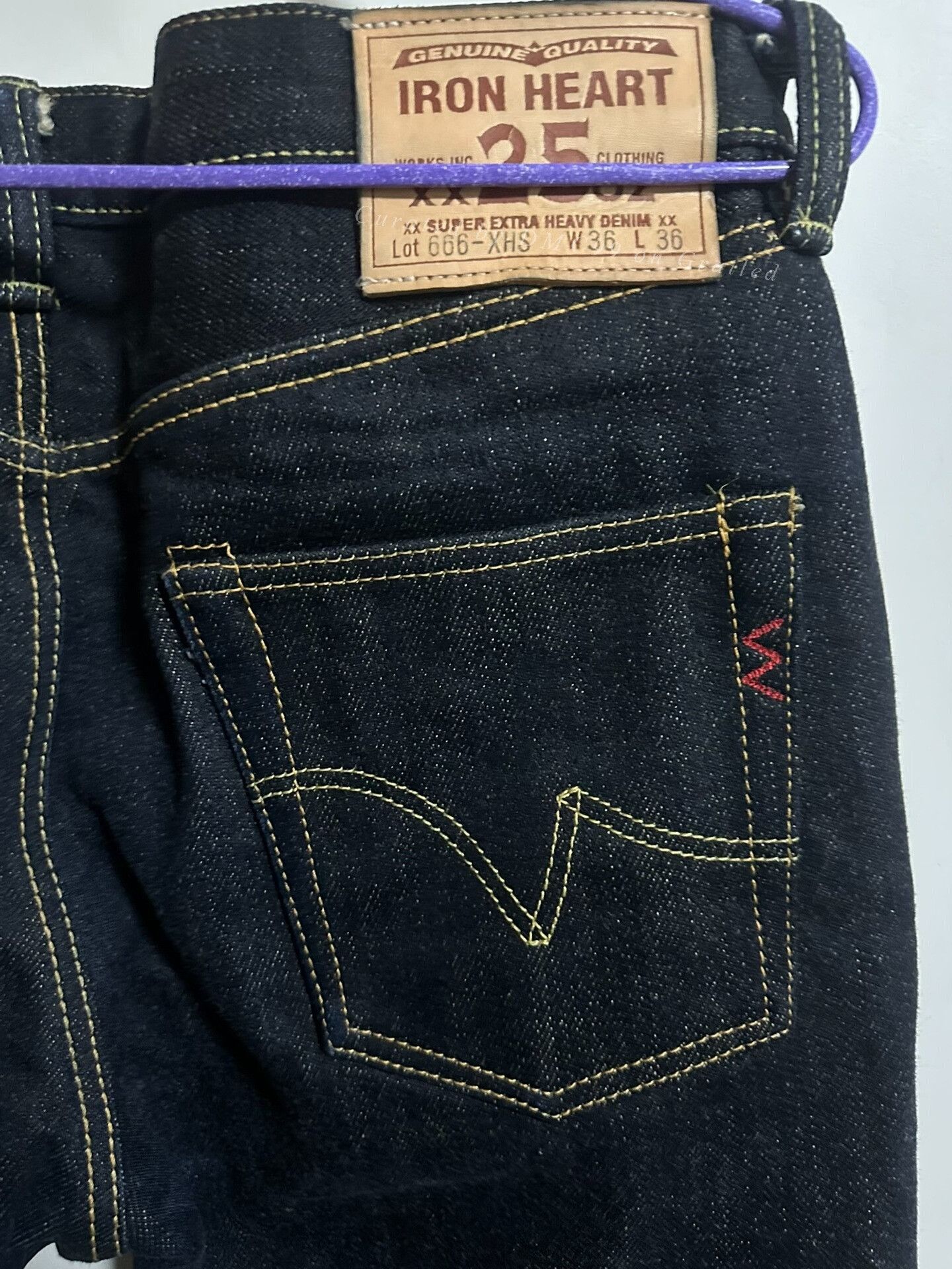 Iron Heart Iron Heart 666XHS 25oz Jeans W36 Size US 36 / EU 52 - 3 Thumbnail