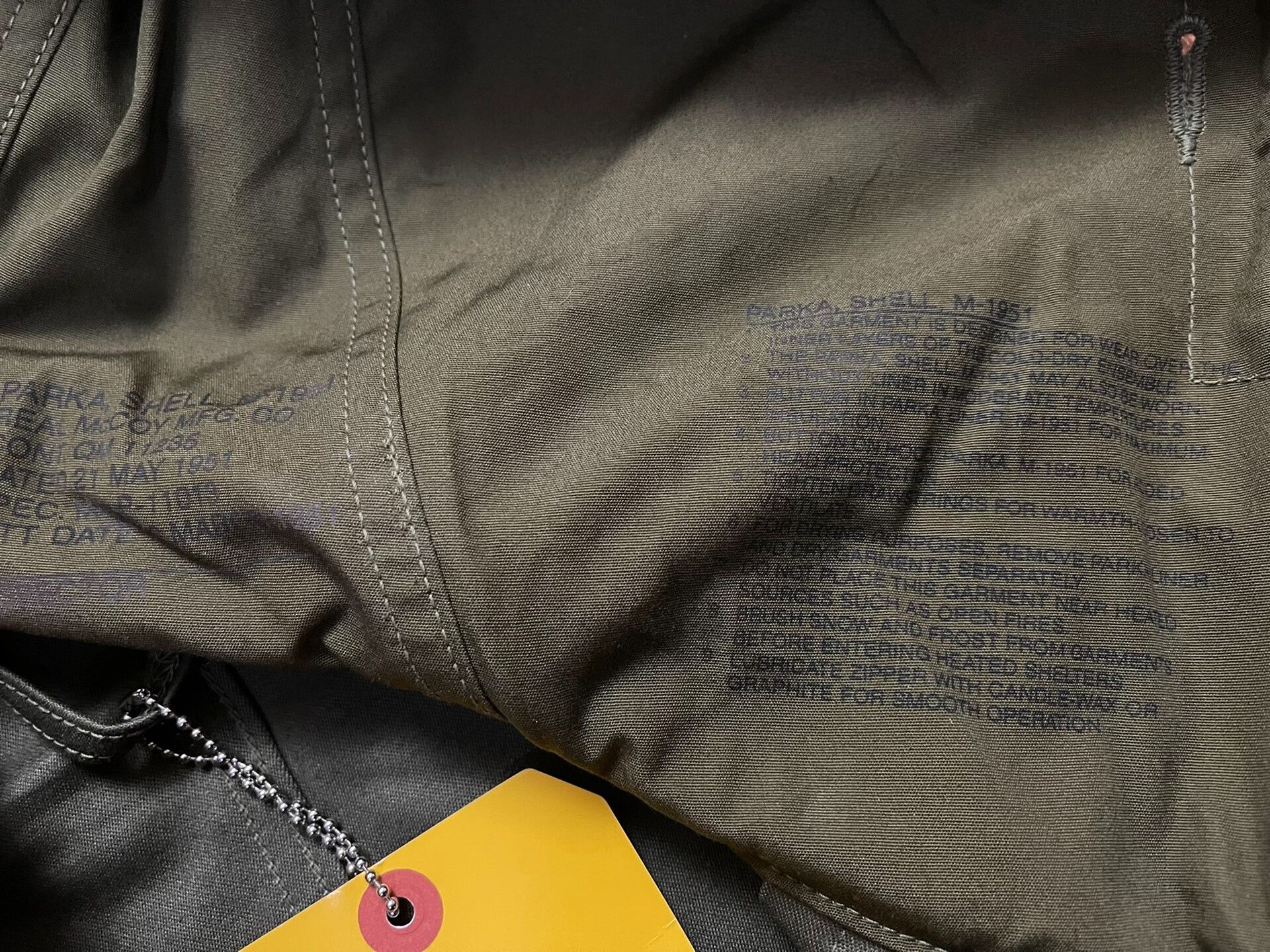 The Real McCoy's The Real McCoy M-51 Parka Size US M / EU 48-50 / 2 - 4 Thumbnail