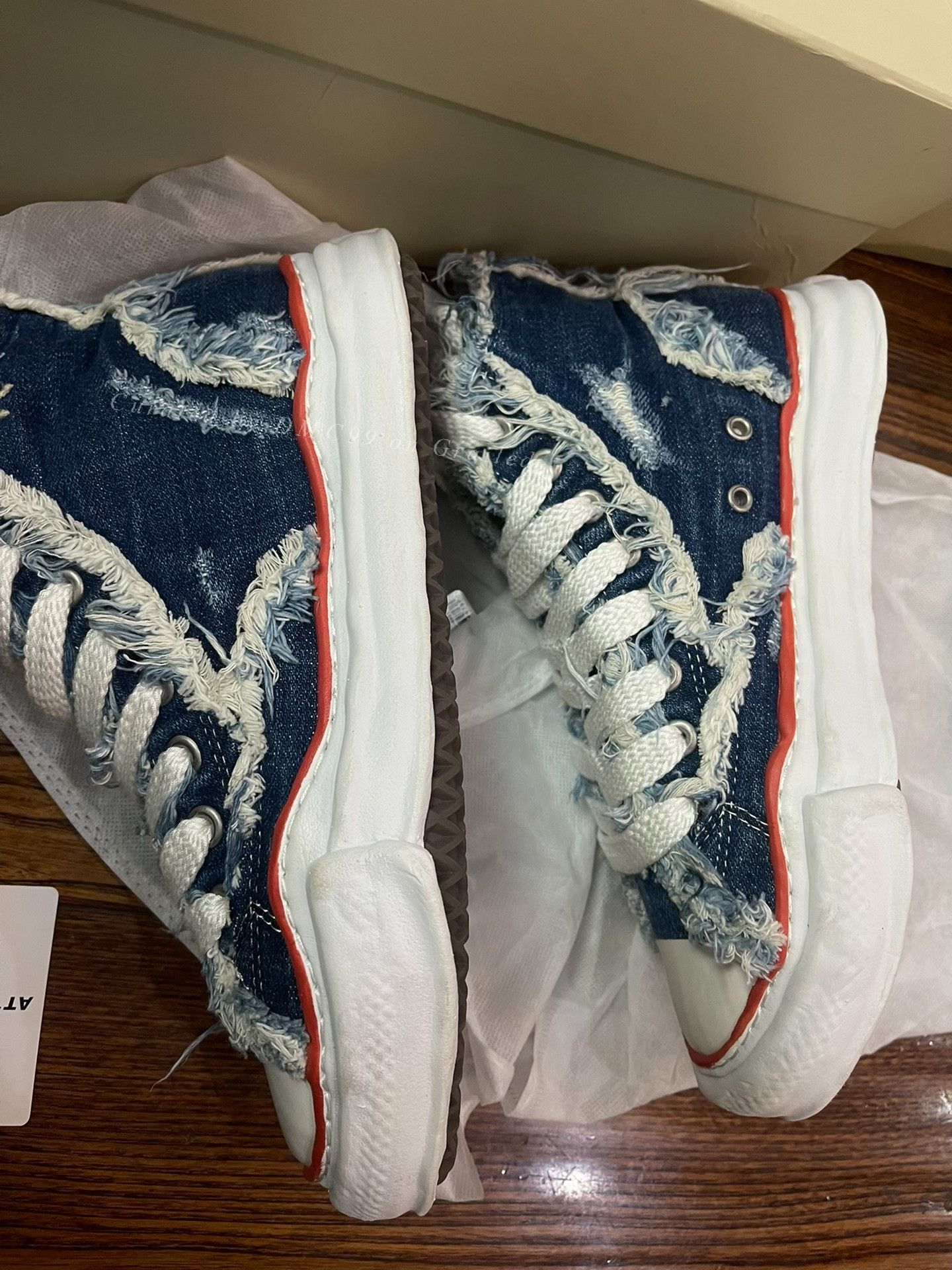Nigel Cabourn Nigel Cabourn Indigo Dissolved Shoes Size US 9 / EU 42 - 5 Thumbnail