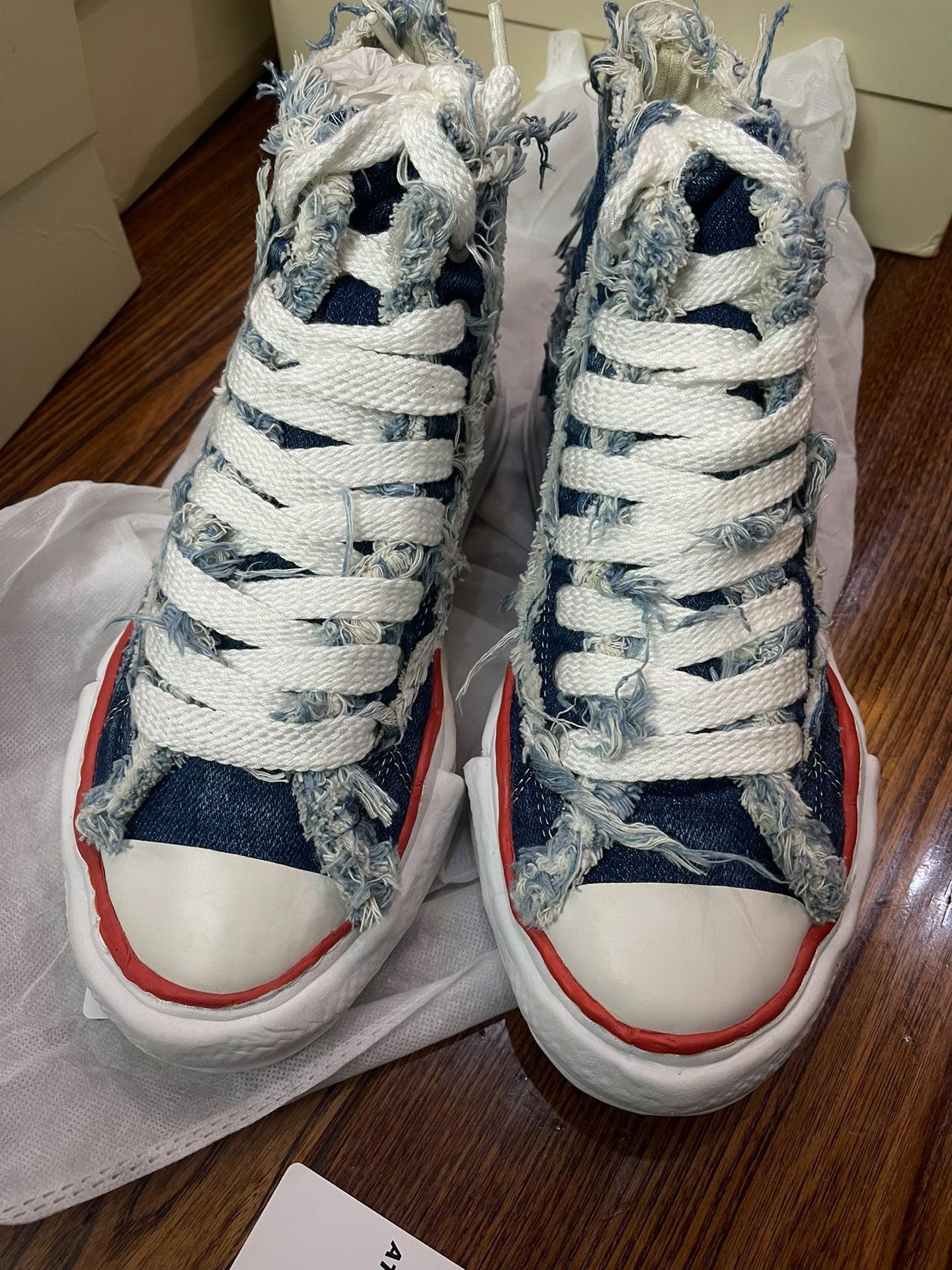 Nigel Cabourn Nigel Cabourn Indigo Dissolved Shoes Size US 9 / EU 42 - 3 Thumbnail
