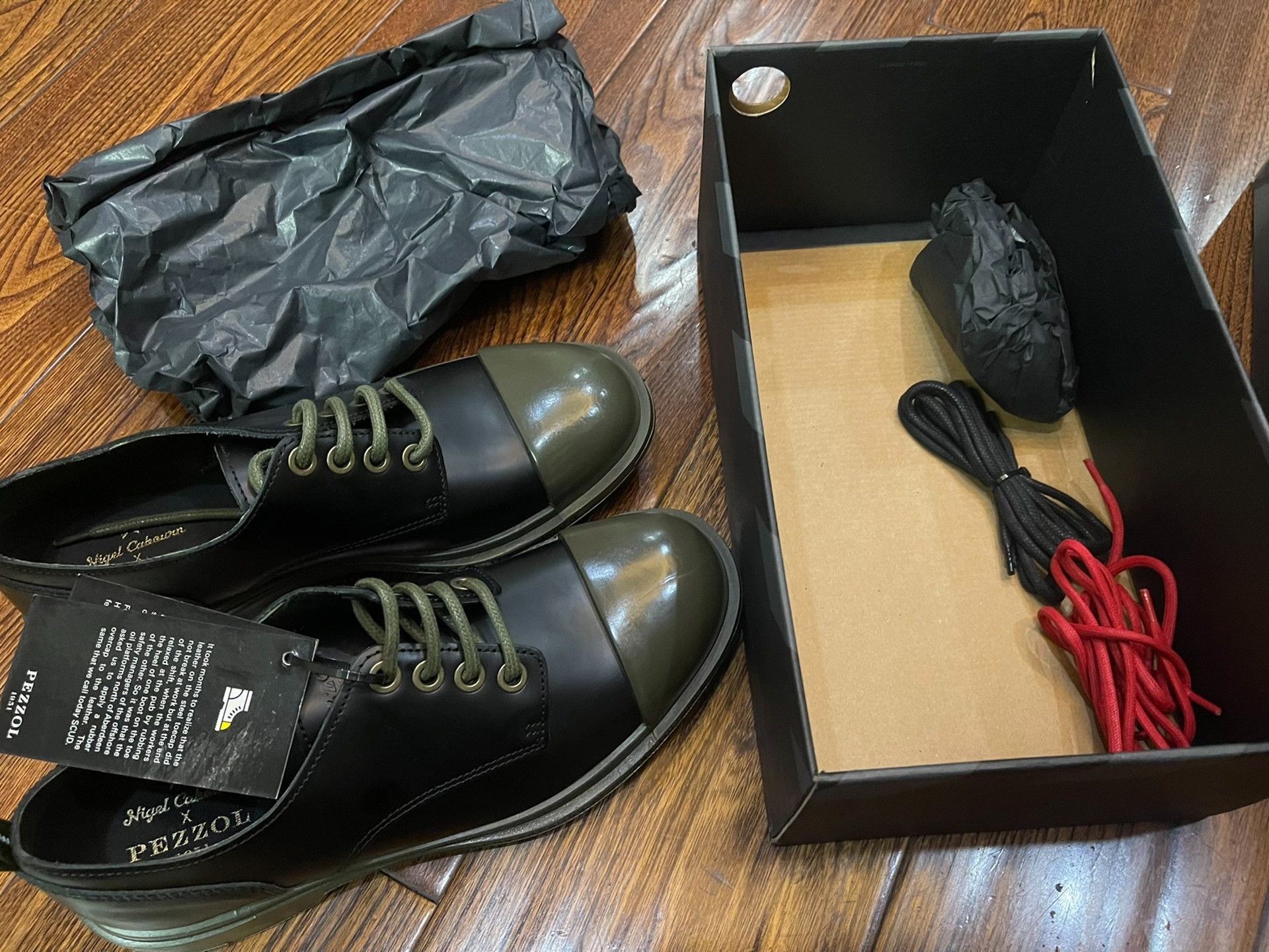 Nigel Cabourn Nigel Cabourn x Pezzol Vintage Bowling Shoes Size US 8 / EU 41 - 7 Thumbnail