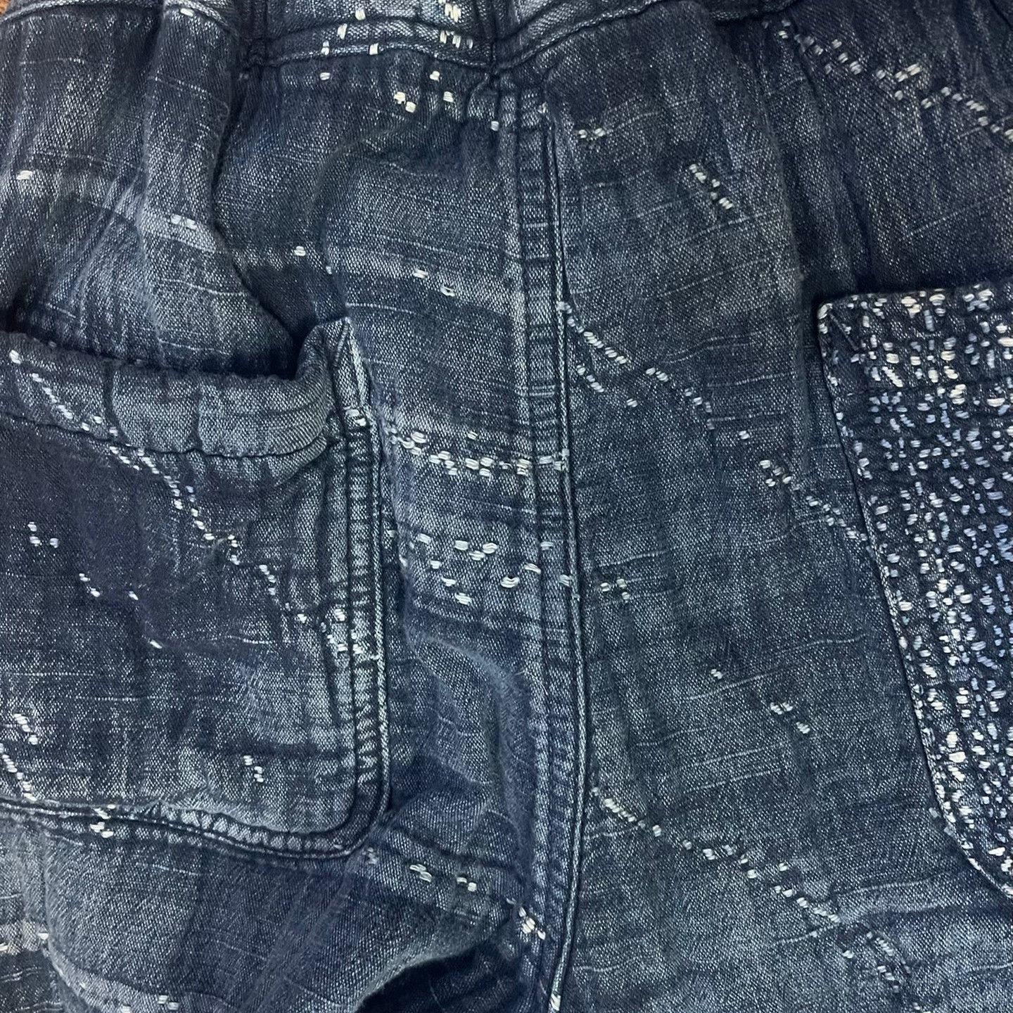 Porter Classic Porter Classic Cherry Blossom Sashiko Pants Size US 26 / EU 42 - 8 Thumbnail