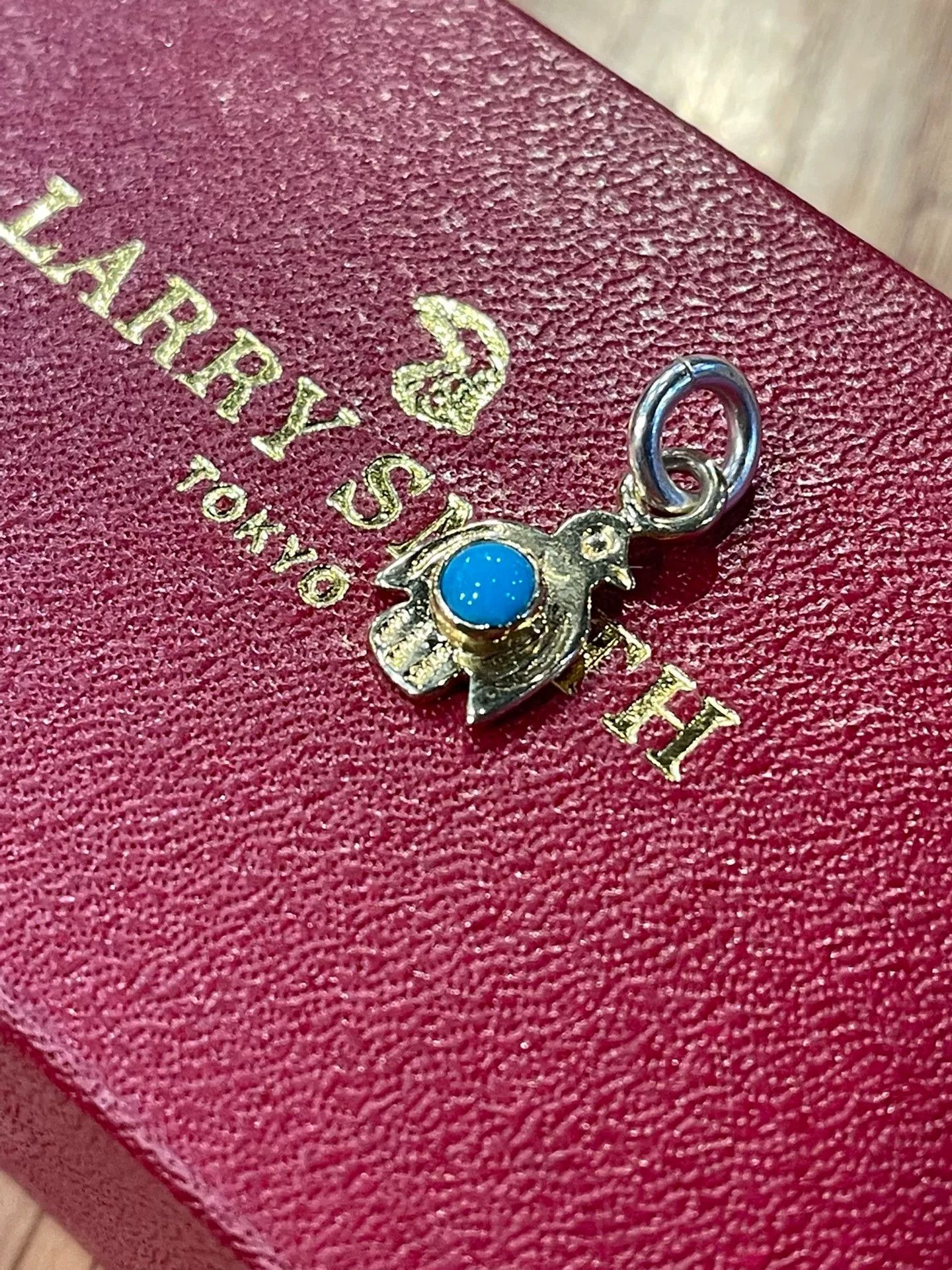 Larry Smith Larry Smith 18K Gold Turquoise Thunderbird Pendant Size ONE SIZE - 2 Thumbnail
