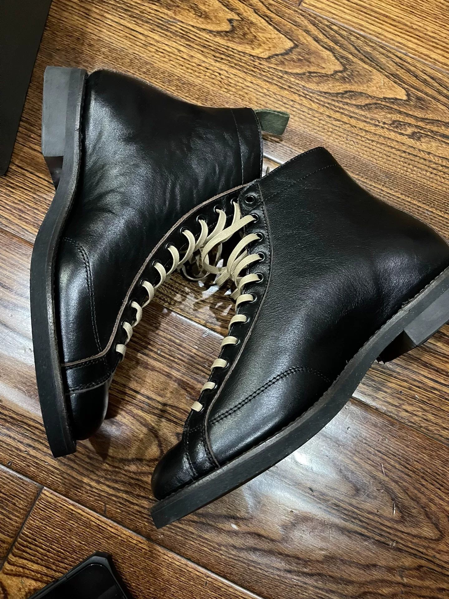 Other Brother Bridge Horsehide Classic Boxing Boots Size US 8 / EU 41 - 7 Thumbnail
