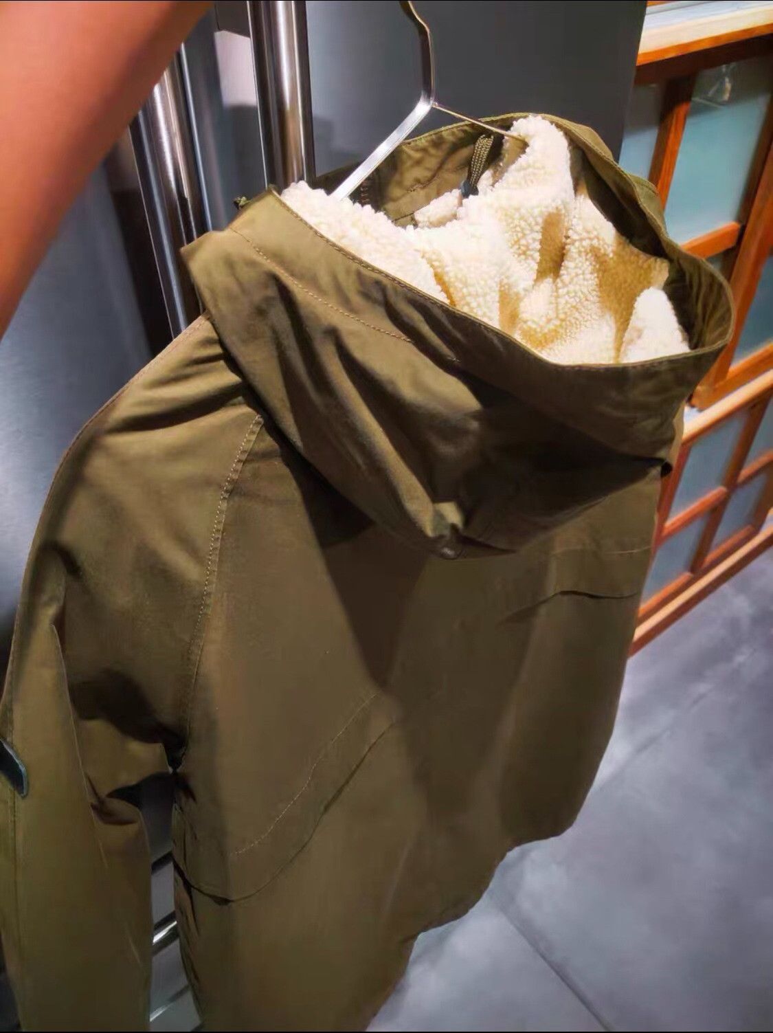 Aigle AIGLE Green Hooded Trench Coat Size S / US 4 / IT 40 - 2 Thumbnail