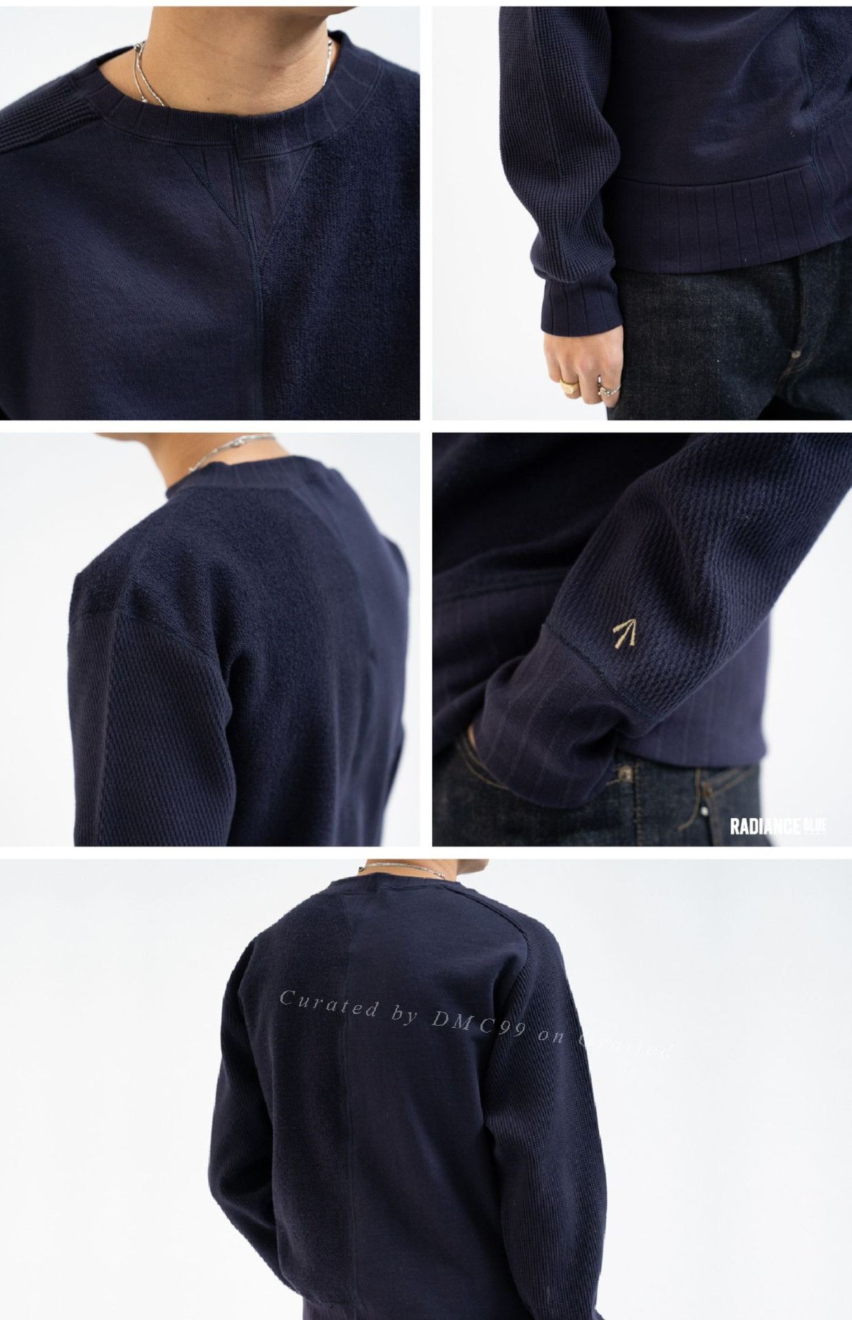 Nigel Cabourn Nigel Cabourn Autumn Winter Vintage Patchwork Sweatshirt Size US M / EU 48-50 / 2 - 2 Thumbnail