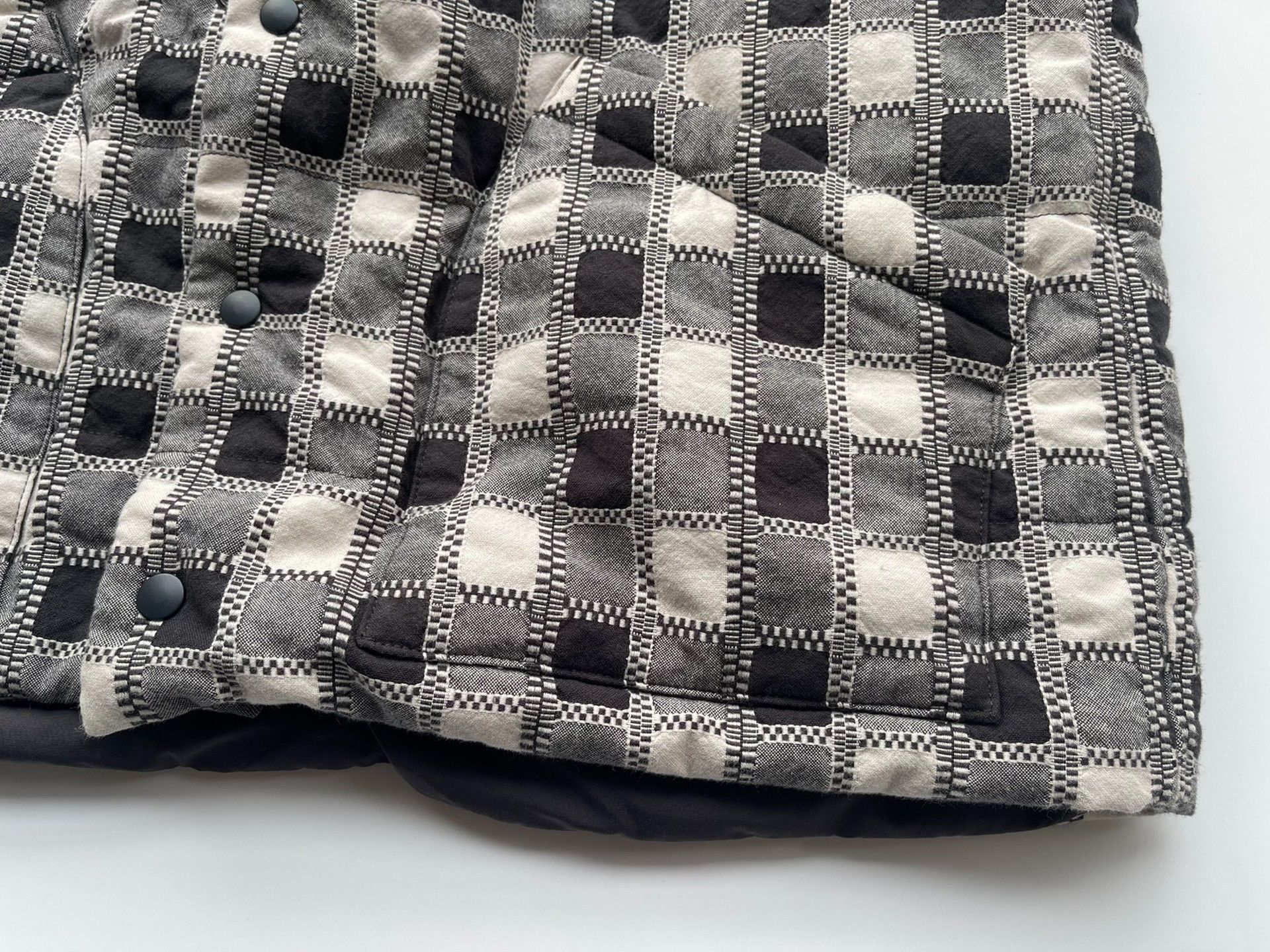 KUON Japanese Retro Checkered Padded Men's Vest Size US XL / EU 56 / 4 - 9 Thumbnail
