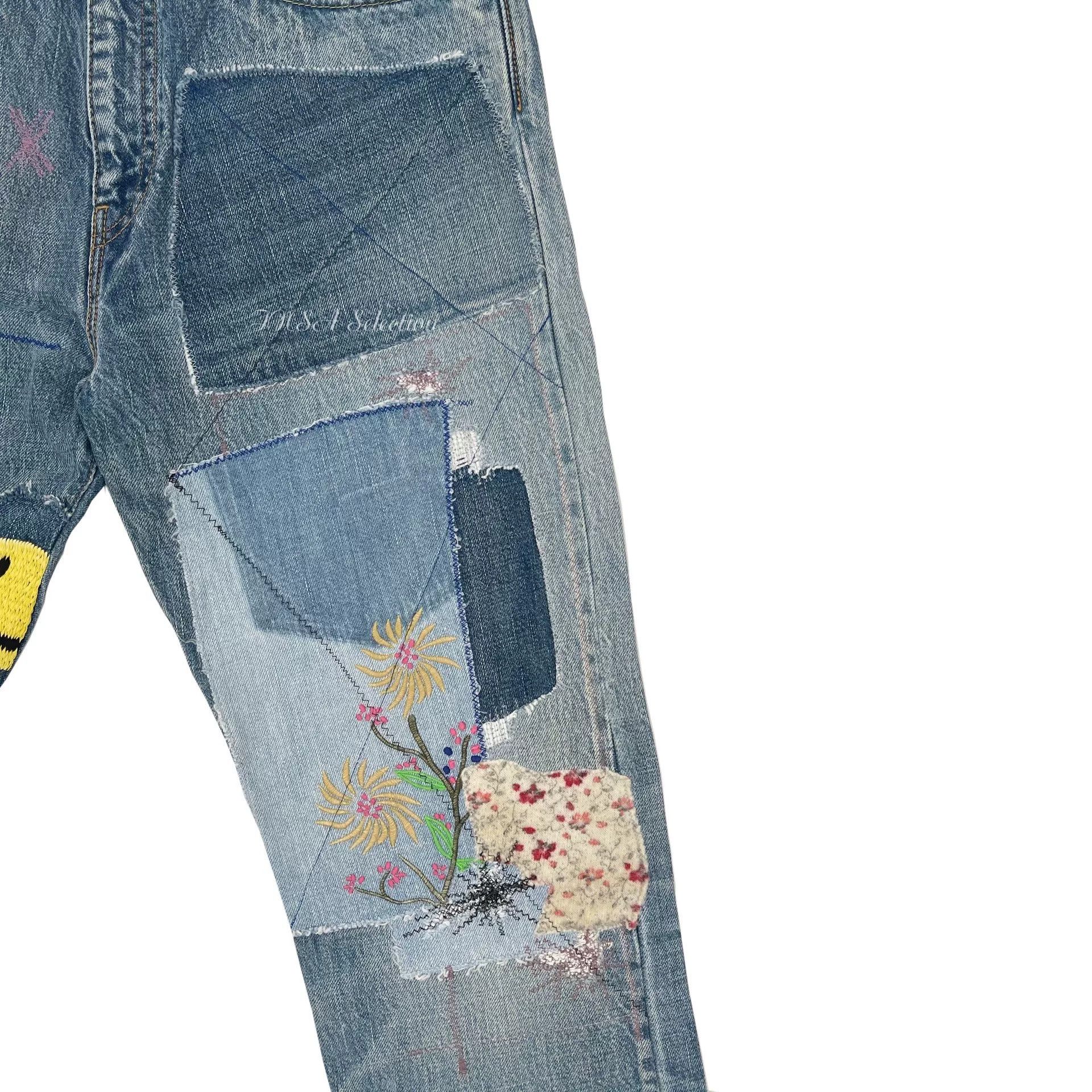 Kapital Kountry Kapital Kountry Patchwork Denim Jeans Size US 34 / EU 50 - 6 Thumbnail