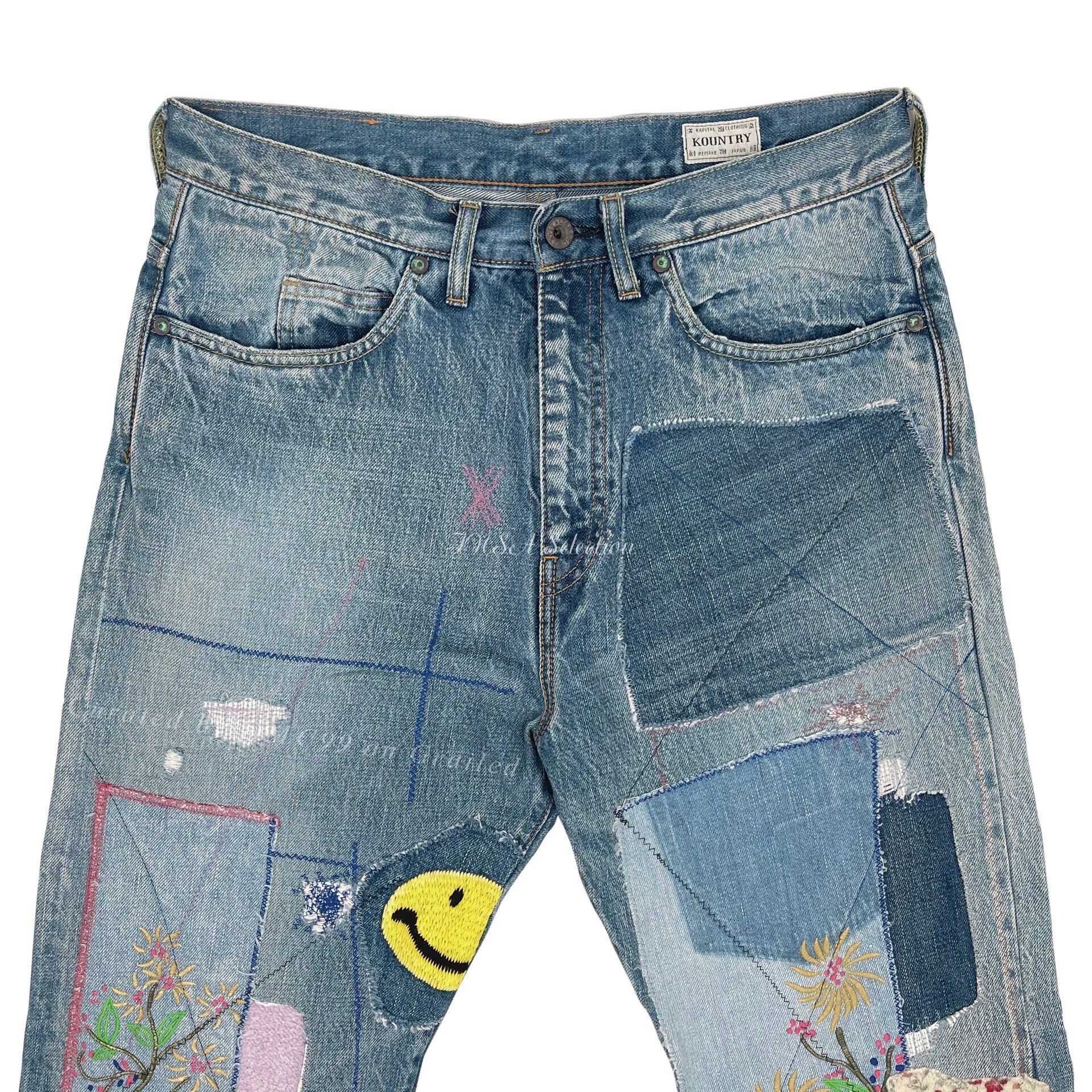 Kapital Kountry Kapital Kountry Patchwork Denim Jeans Size US 34 / EU 50 - 3 Thumbnail