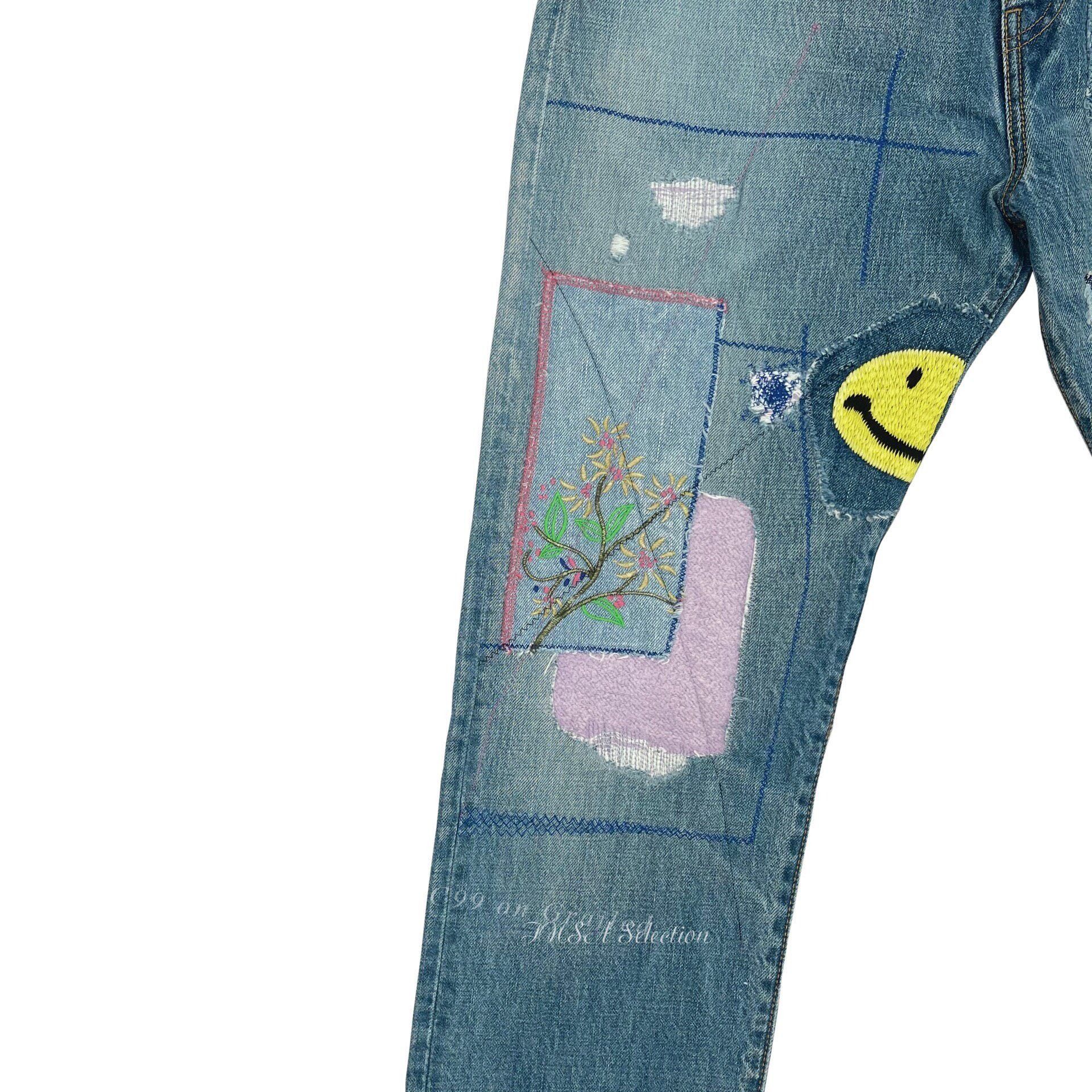 Kapital Kountry Kapital Kountry Patchwork Denim Jeans Size US 34 / EU 50 - 5 Thumbnail