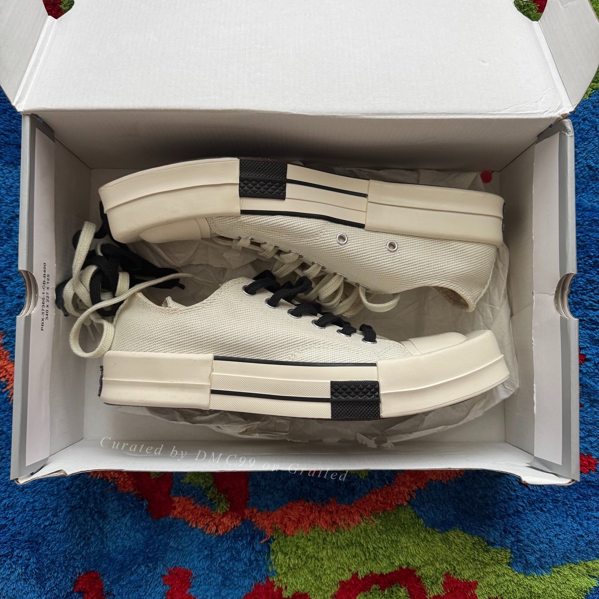 Rick Owens Drkshdw Rick Owens Drkshdw x Converse All Star Size US 8 / EU 41 - 2 Thumbnail