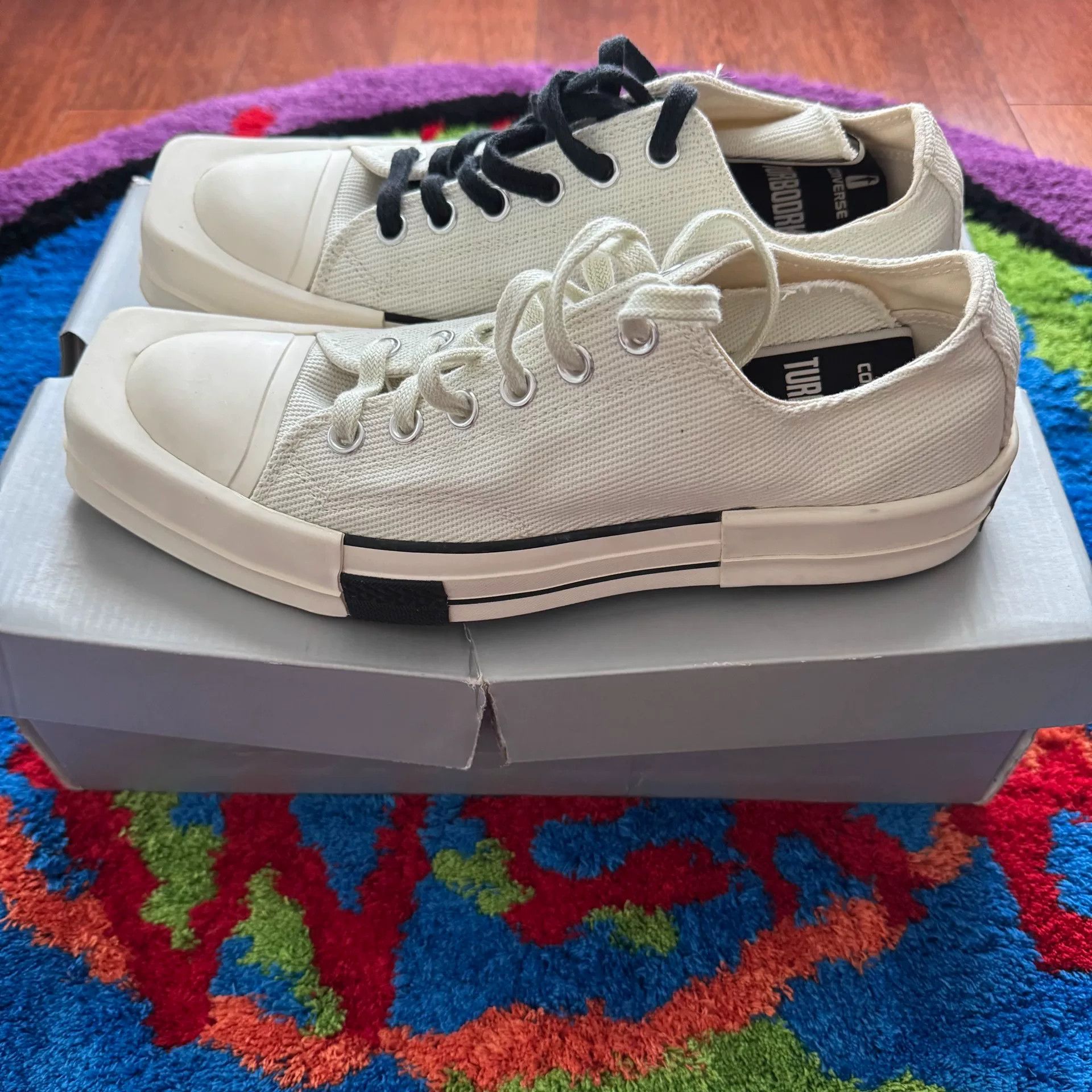 Rick Owens Drkshdw Rick Owens Drkshdw x Converse All Star Size US 8 / EU 41 - 5 Thumbnail
