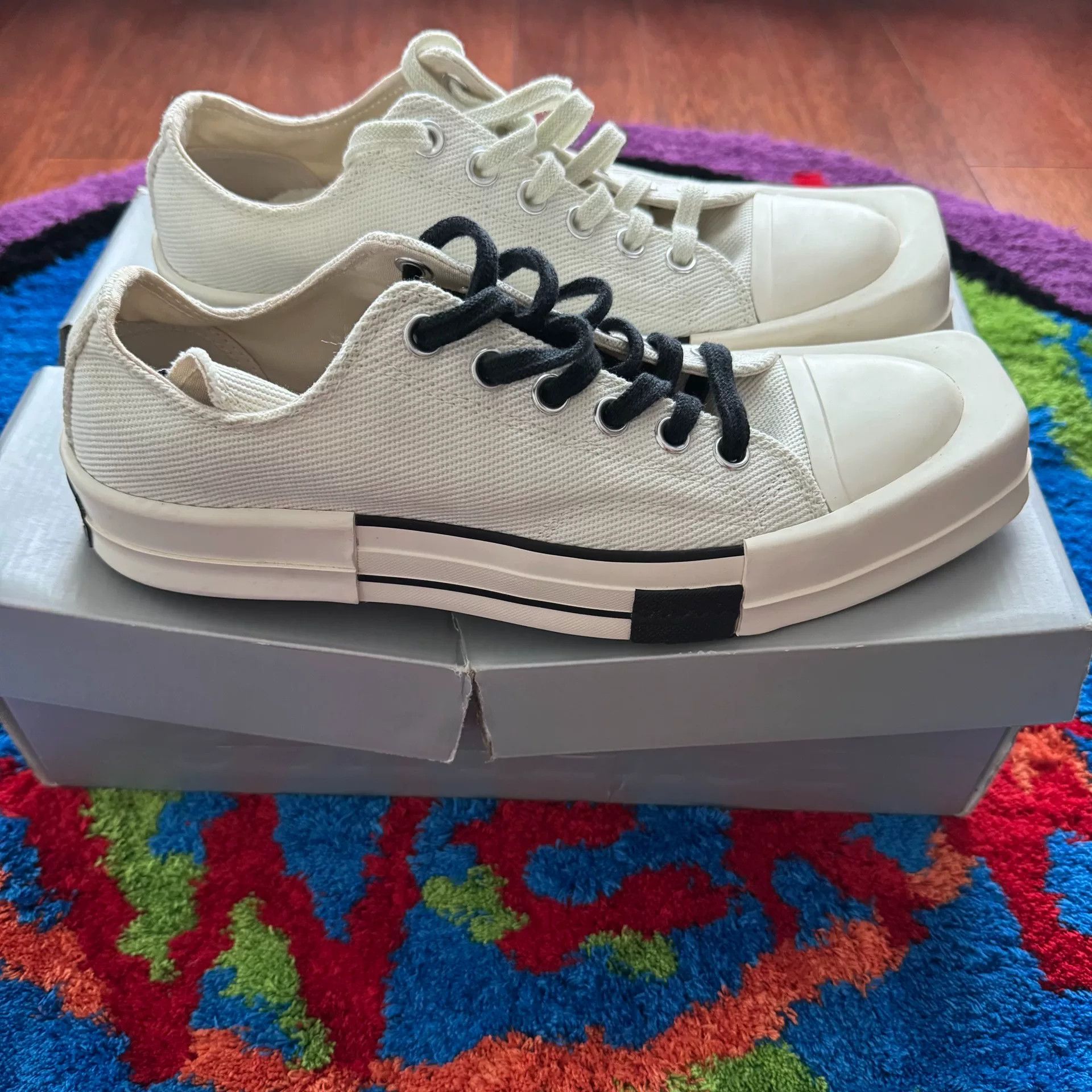 Rick Owens Drkshdw Rick Owens Drkshdw x Converse All Star Size US 8 / EU 41 - 6 Thumbnail