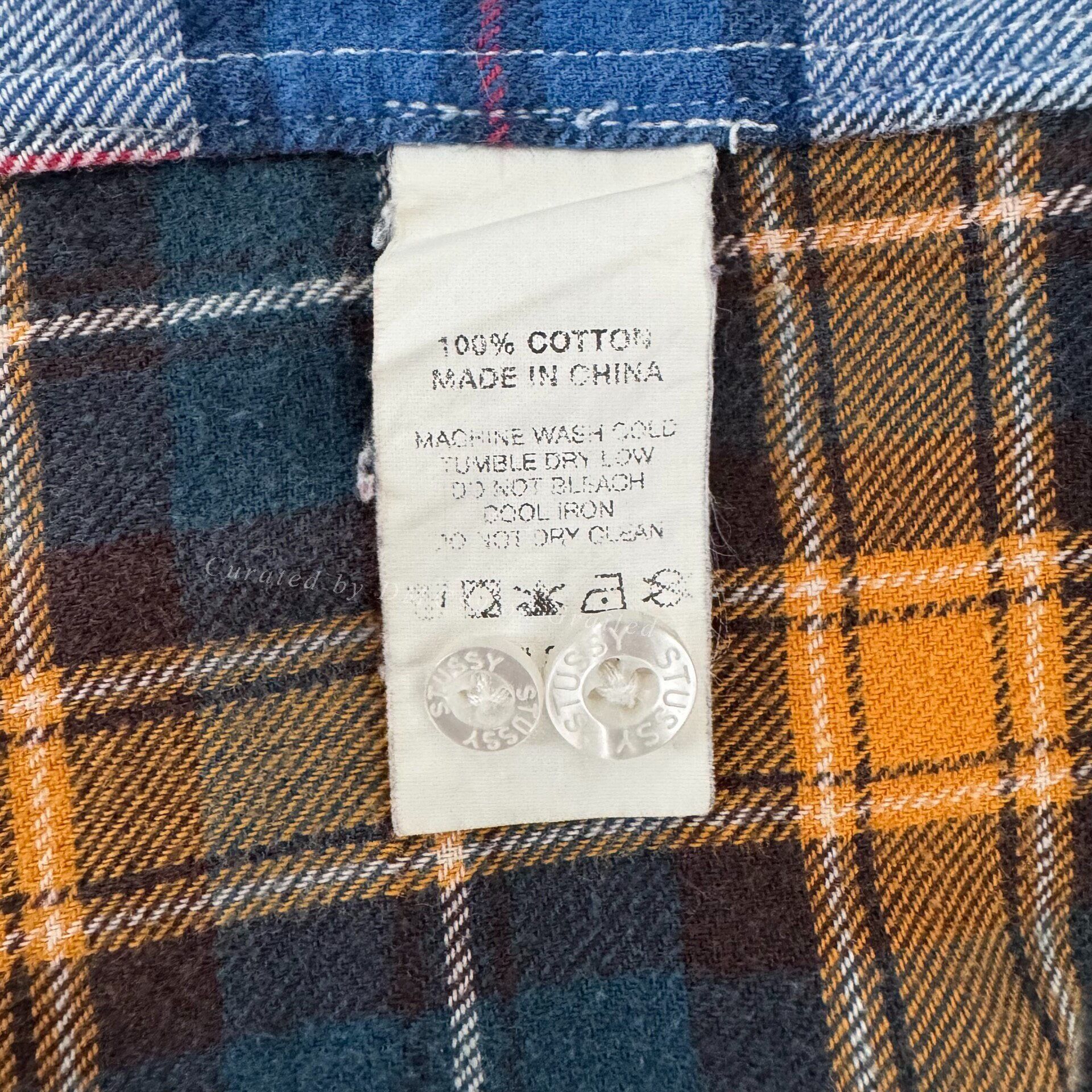 Stussy Stussy Vintage Patchwork Flannel Shirt Size US S / EU 44-46 / 1 - 8 Thumbnail