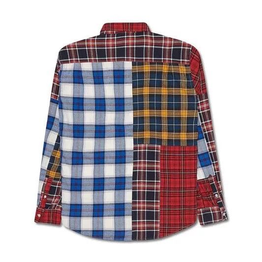 Stussy Stussy Vintage Patchwork Flannel Shirt Size US S / EU 44-46 / 1 - 2 Thumbnail