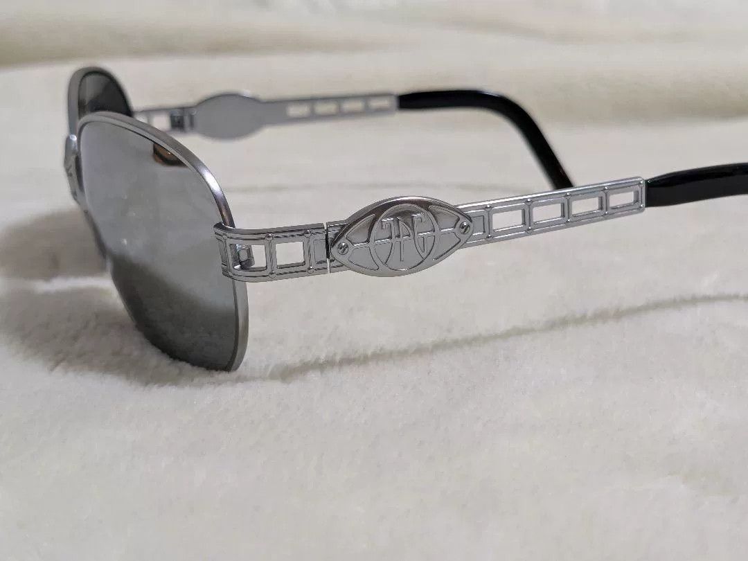 Jean Paul Gaultier Jean Paul Gaultier 90s Silver Sunglasses Size ONE SIZE - 2 Thumbnail
