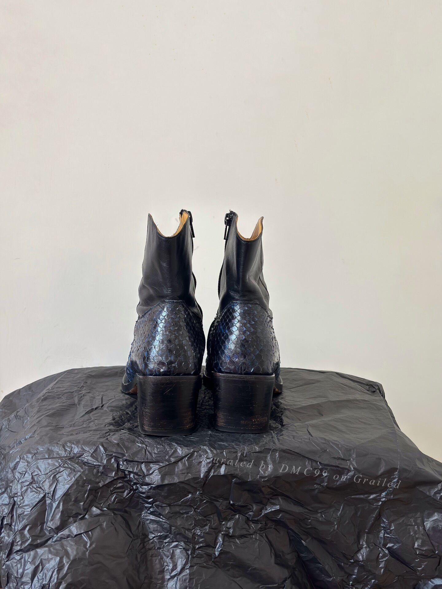 Gianni Barbato Gianni Barbato Blue Snake Western Boots Size US 6 / IT 36 - 6 Thumbnail
