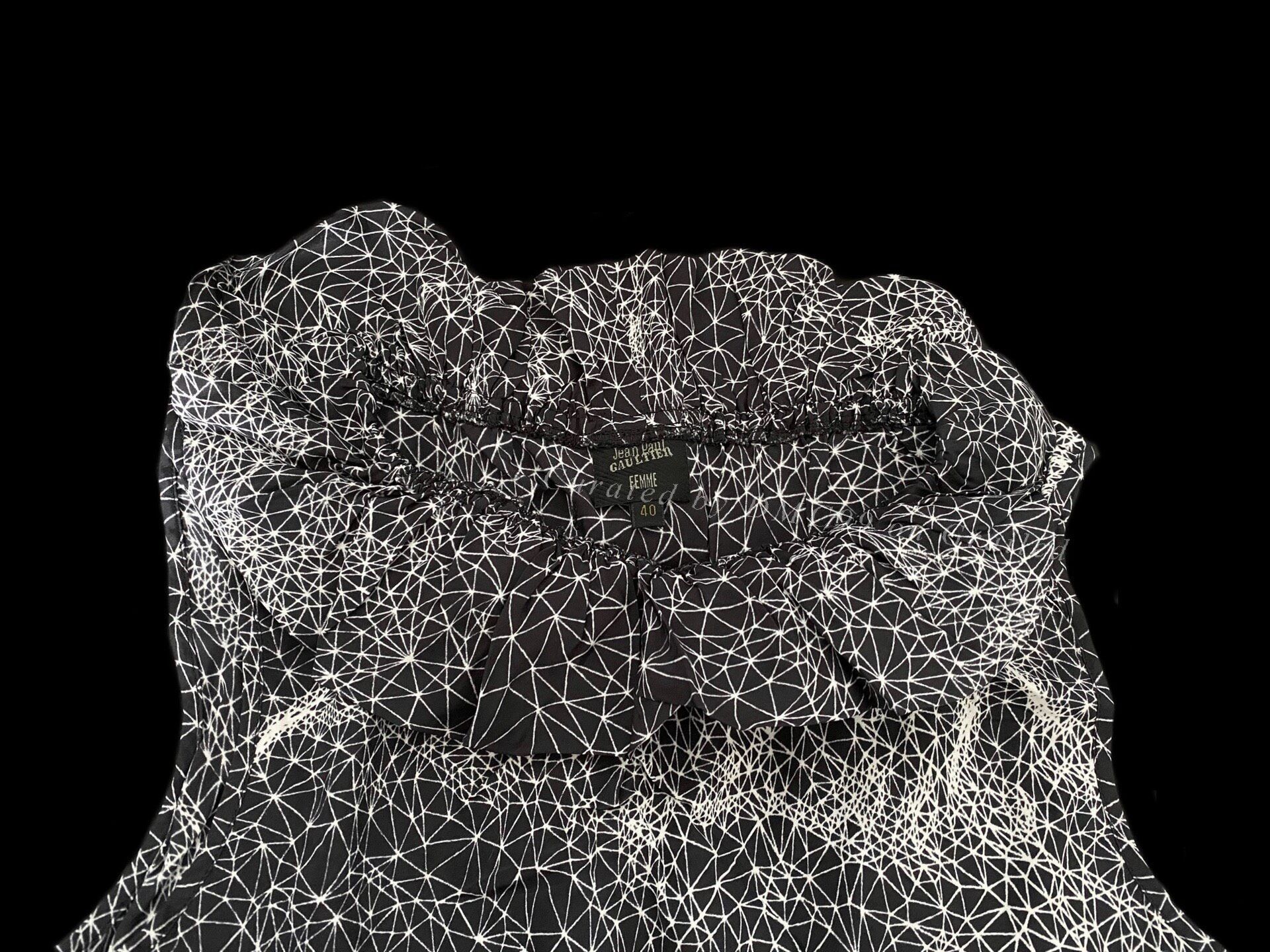 Jean Paul Gaultier 1990s Jean Paul Gaultier Psychedelic Mesh Top Size S / US 4 / IT 40 - 4 Thumbnail