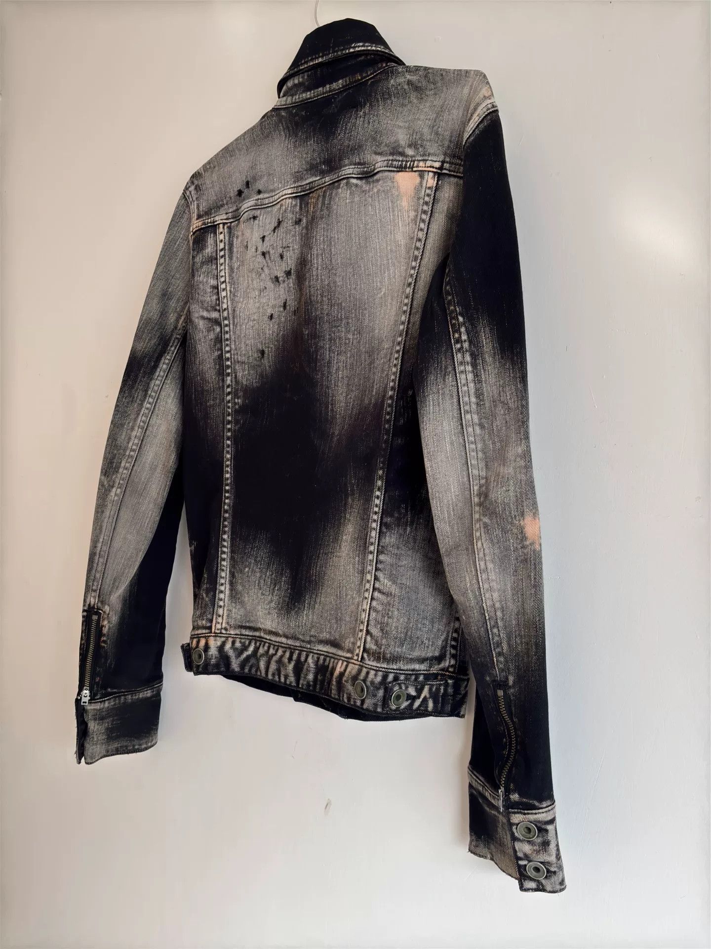 DEN IM by SIKI IM L.G.B Washed Denim Grunge Jacket Size US M / EU 48-50 / 2 - 5 Thumbnail