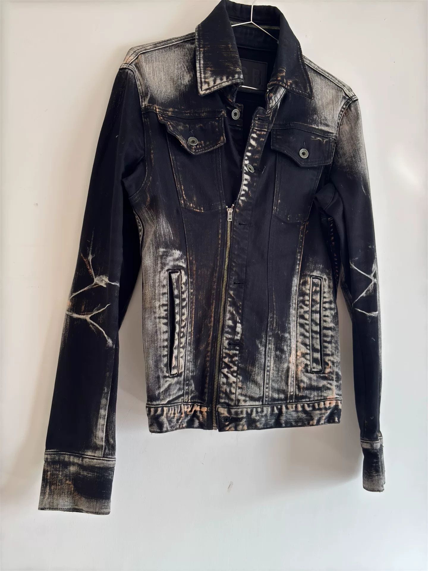 DEN IM by SIKI IM L.G.B Washed Denim Grunge Jacket Size US M / EU 48-50 / 2 - 2 Thumbnail