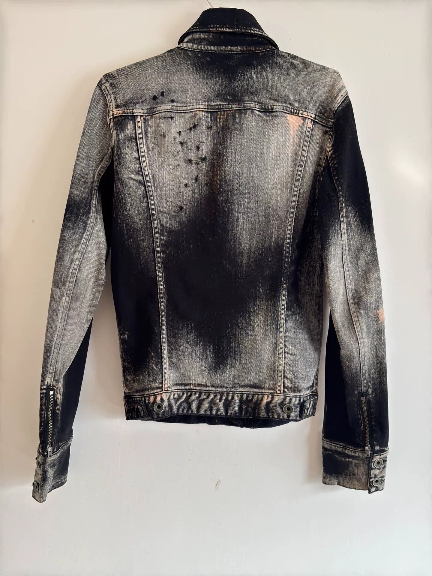 DEN IM by SIKI IM L.G.B Washed Denim Grunge Jacket Size US M / EU 48-50 / 2 - 4 Thumbnail