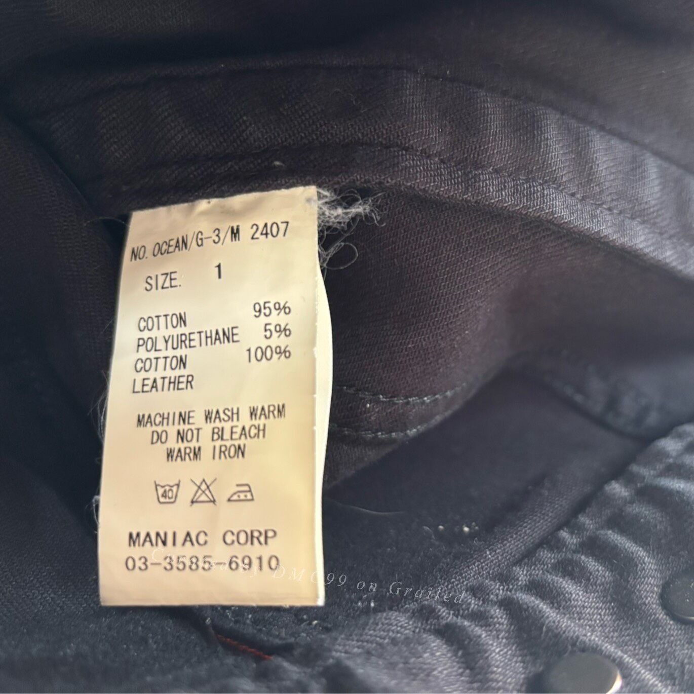 DEN IM by SIKI IM L.G.B Washed Denim Grunge Jacket Size US M / EU 48-50 / 2 - 7 Thumbnail