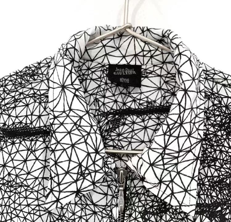 Jean Paul Gaultier 2001ss Jean Paul Gaultier 3D Mesh Shirt Size US M / EU 48-50 / 2 - 4 Thumbnail